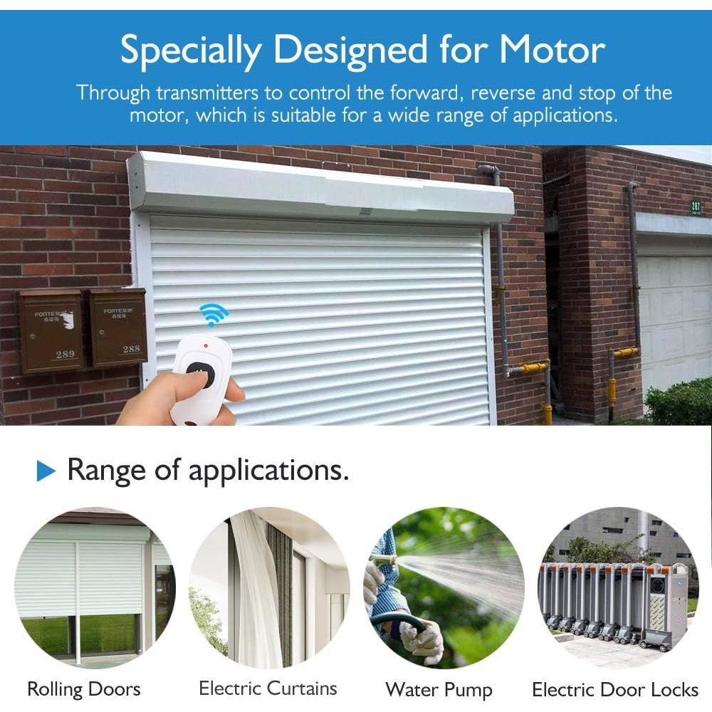 Controlador de Motor Inalámbrico eMylo 12V para Cortinas y Puertas