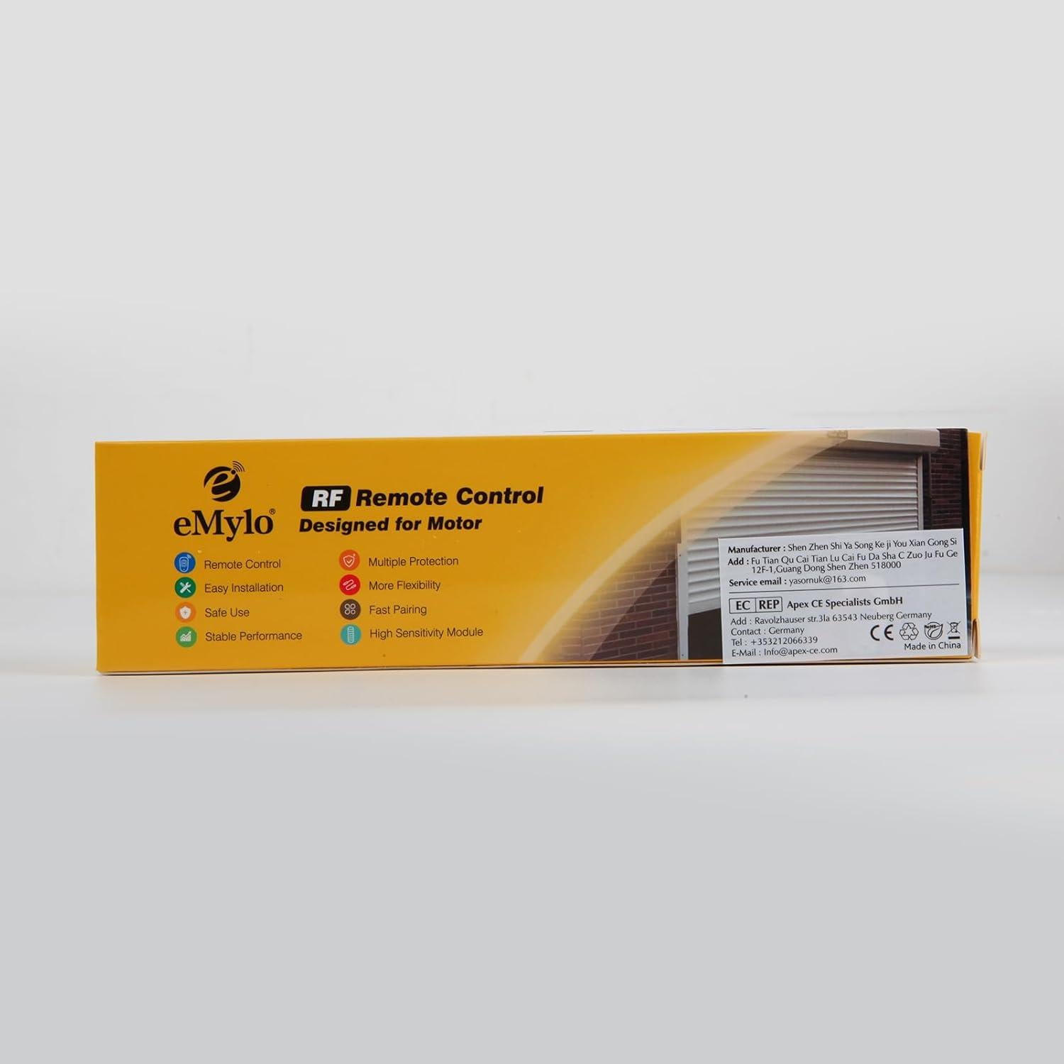 Controlador de Motor Inalámbrico eMylo 12V para Cortinas y Puertas