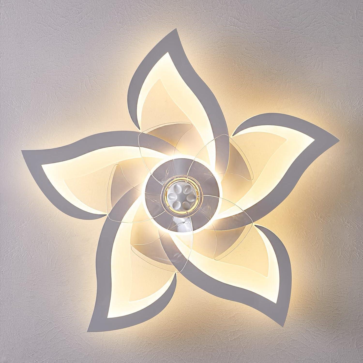 Ventilador de Techo HuixuTe 61 cm con Luz LED y Control Remoto