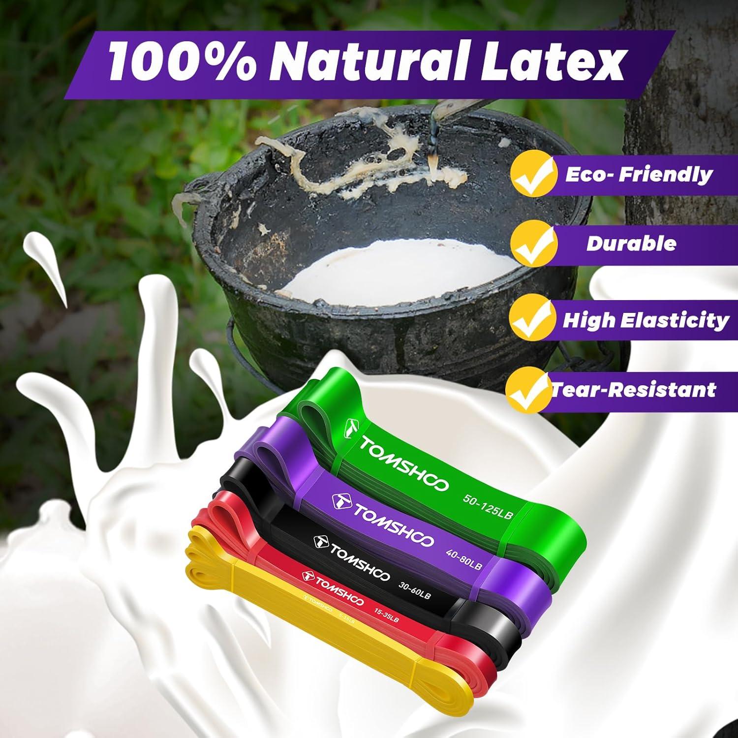 Bandas de Resistencia TOMSHOO 7 en 1 con Ancla y Mangos