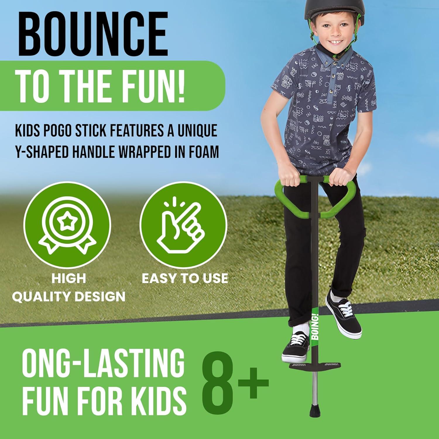 Pogo Stick Geospace Jumparoo PRO Mediano 27-45 kg - Juguete Activo