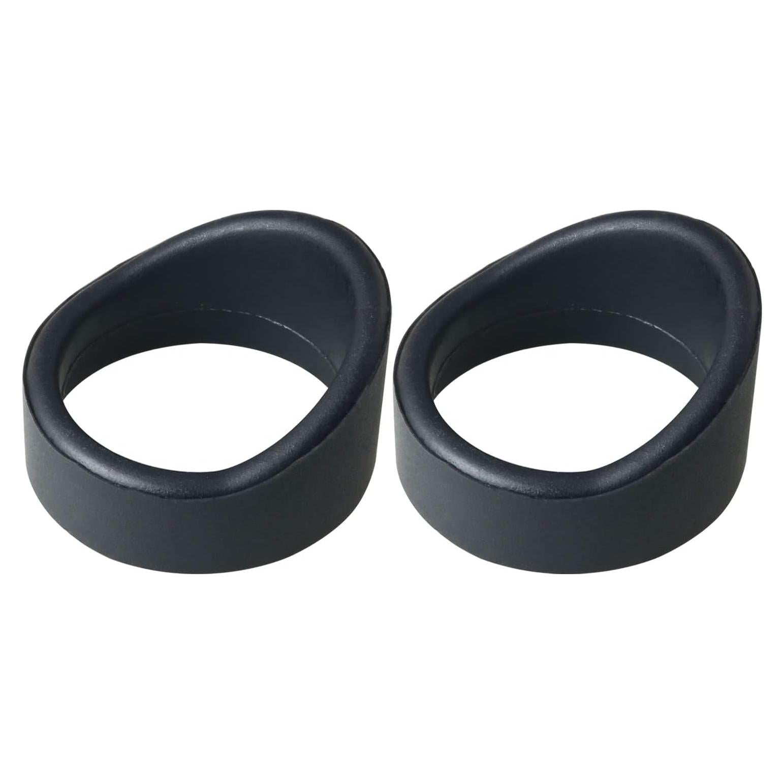 MEETOOT 2pcs Binocular Rubber Eyepiece 31-33mm Rubber Eyepiece Shield Eyepiece Cover for Stereomicroscope