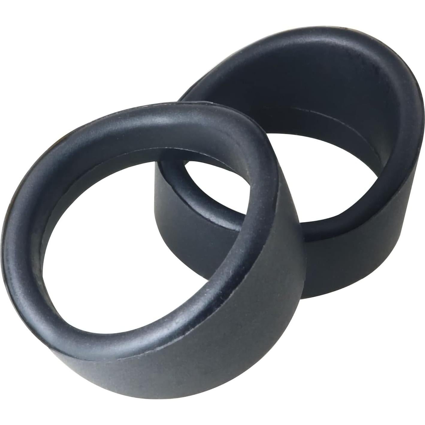 MEETOOT 2pcs Binocular Rubber Eyepiece 31-33mm Rubber Eyepiece Shield Eyepiece Cover for Stereomicroscope