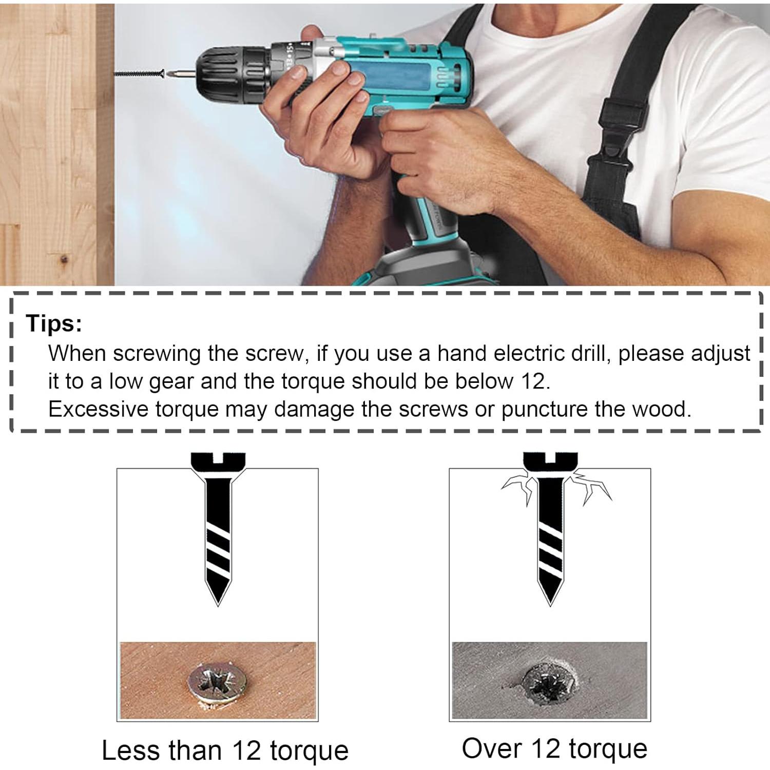 Kit de Tornillos Autoperforantes M3 JERLITU 420pcs Acero al Carbono