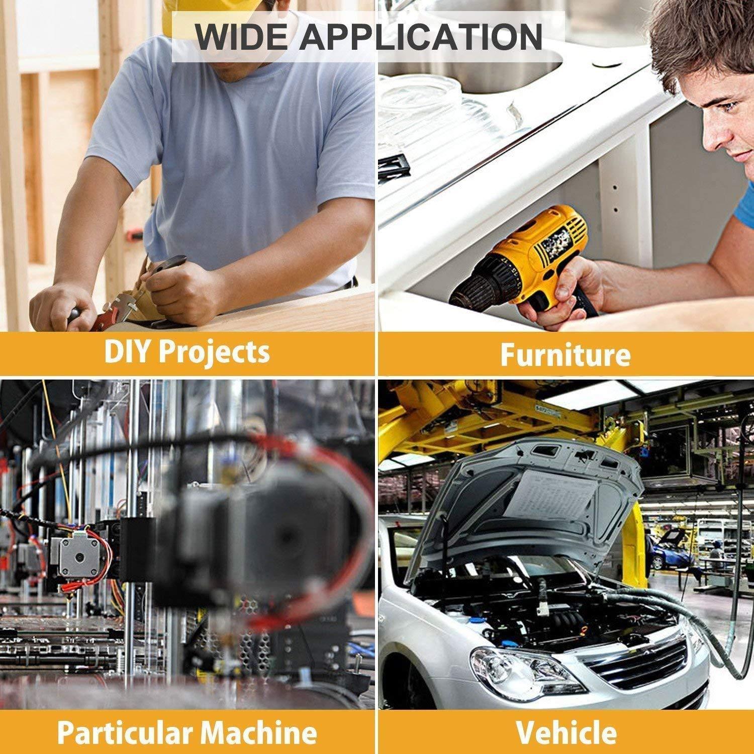 Kit de Tornillos Autoperforantes M3 JERLITU 420pcs Acero al Carbono