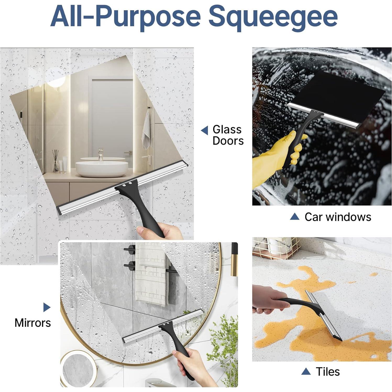 Limpiaparabrisas Multiusos AmazerBath 25.4 cm Negro