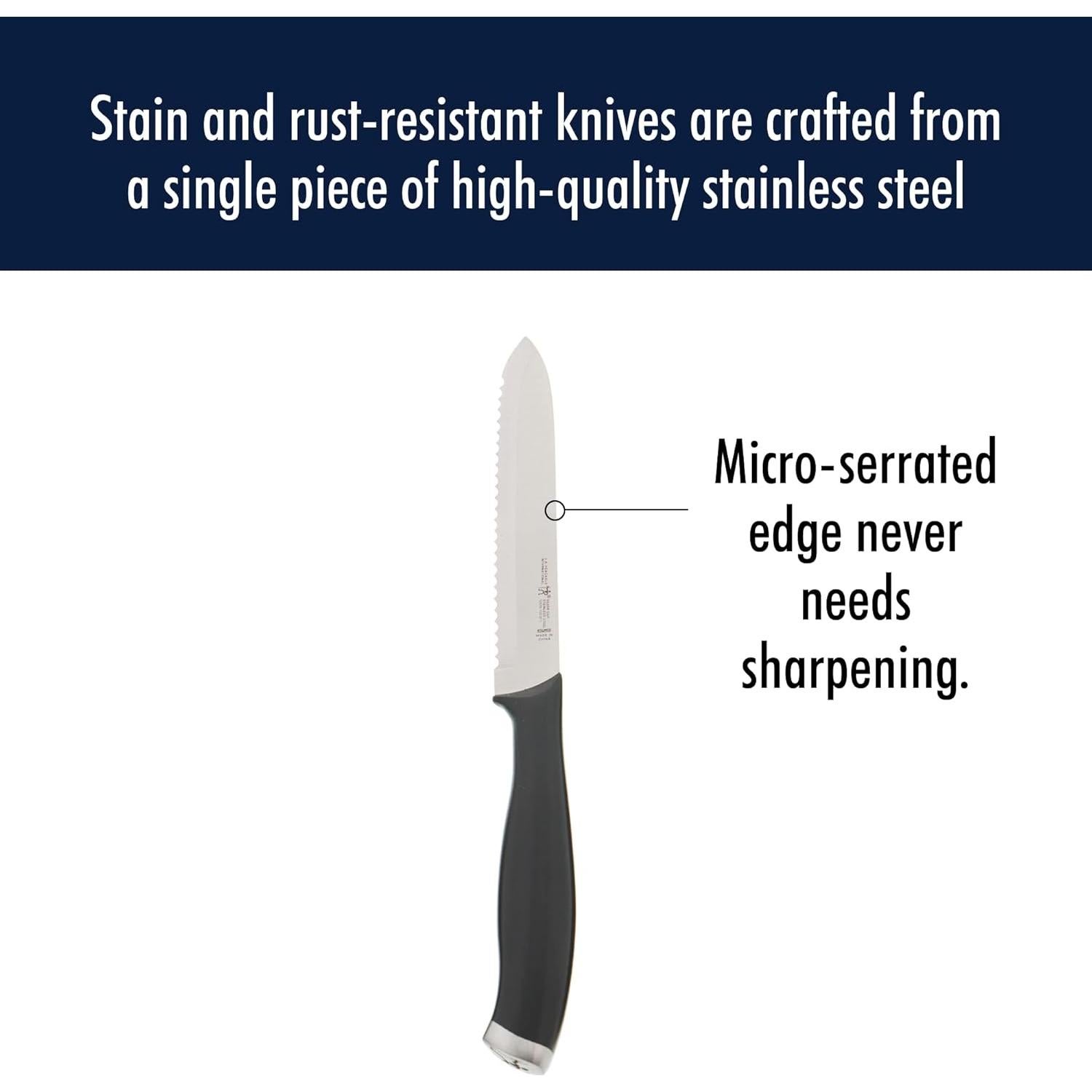 Cuchillo de Utilidad Serrado HENCKELS Silvercap 12.7 cm