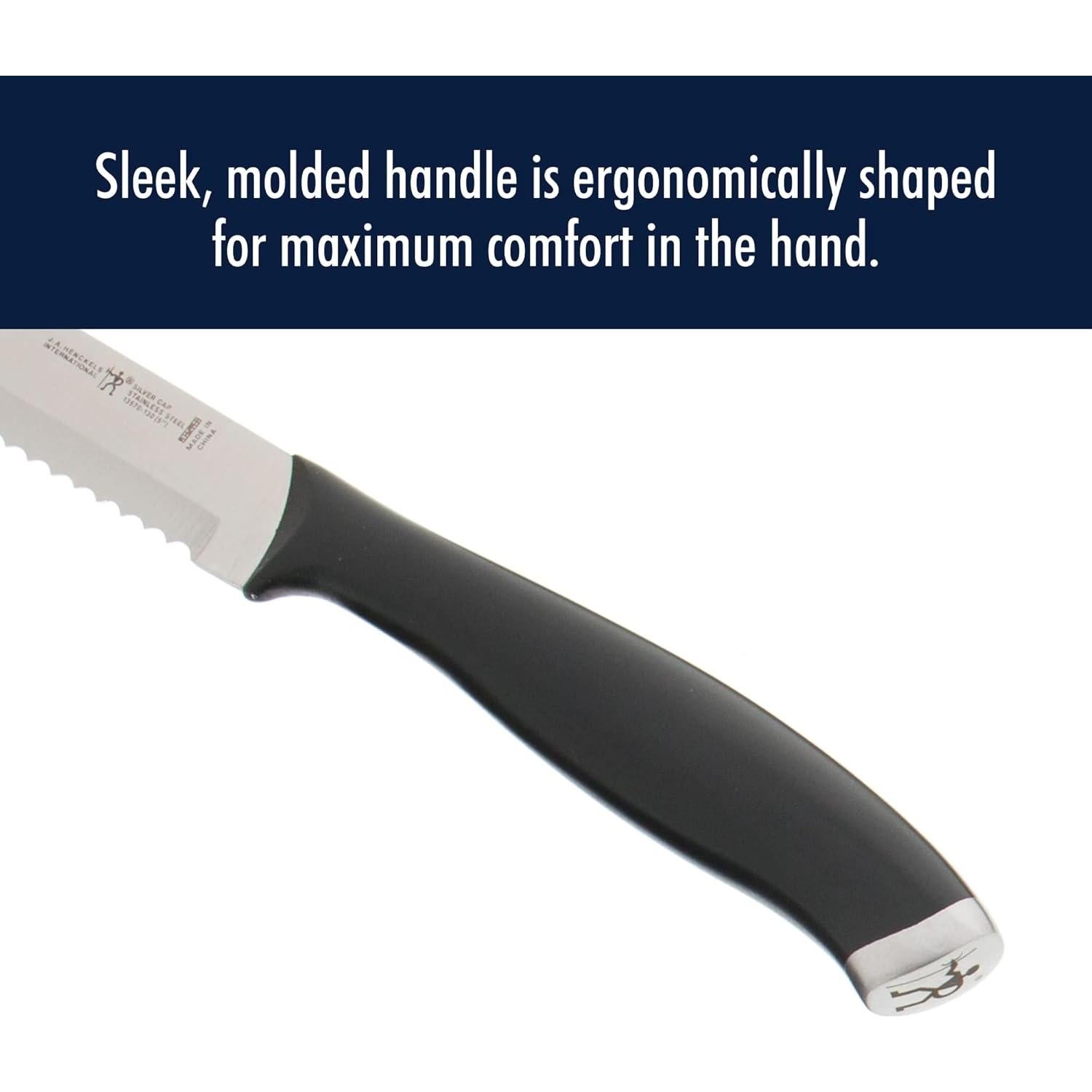 Cuchillo de Utilidad Serrado HENCKELS Silvercap 12.7 cm