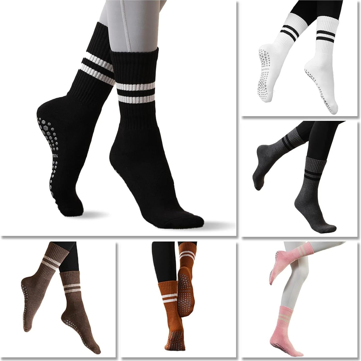 Calcetines Antideslizantes FLYDO para Mujeres - Yoga y Pilates