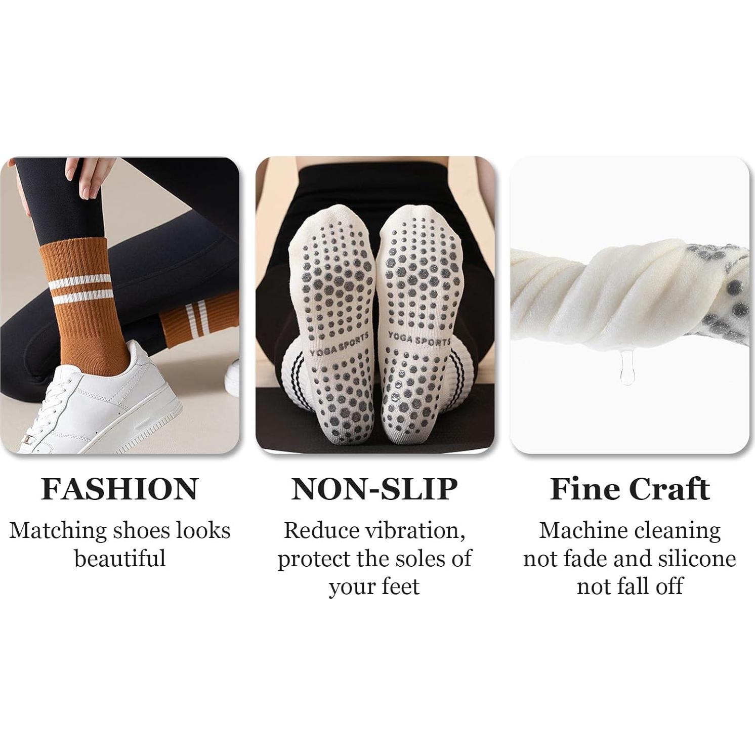 Calcetines Antideslizantes FLYDO para Mujeres - Yoga y Pilates