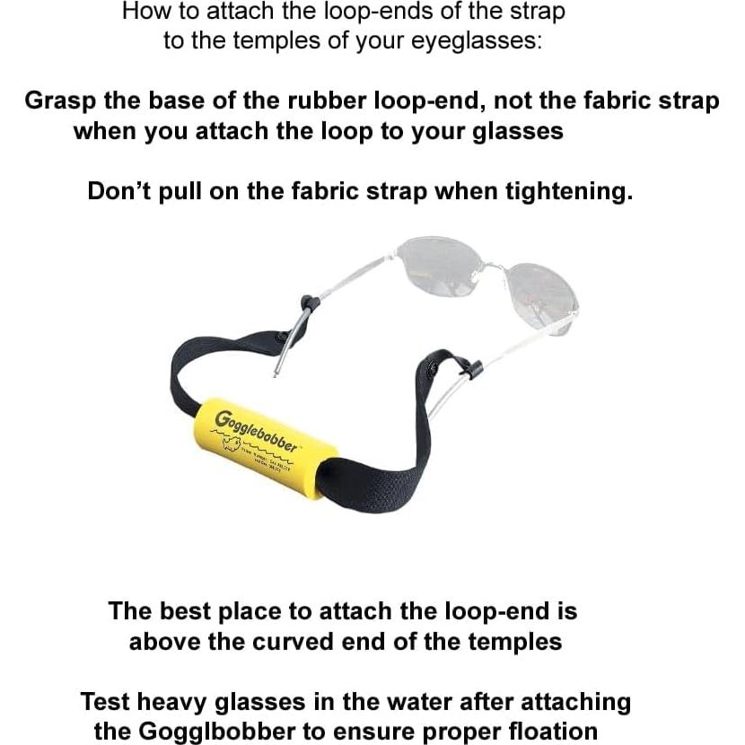 Retenedor de Gafas Flotante 18" - Correa Elástica Universal