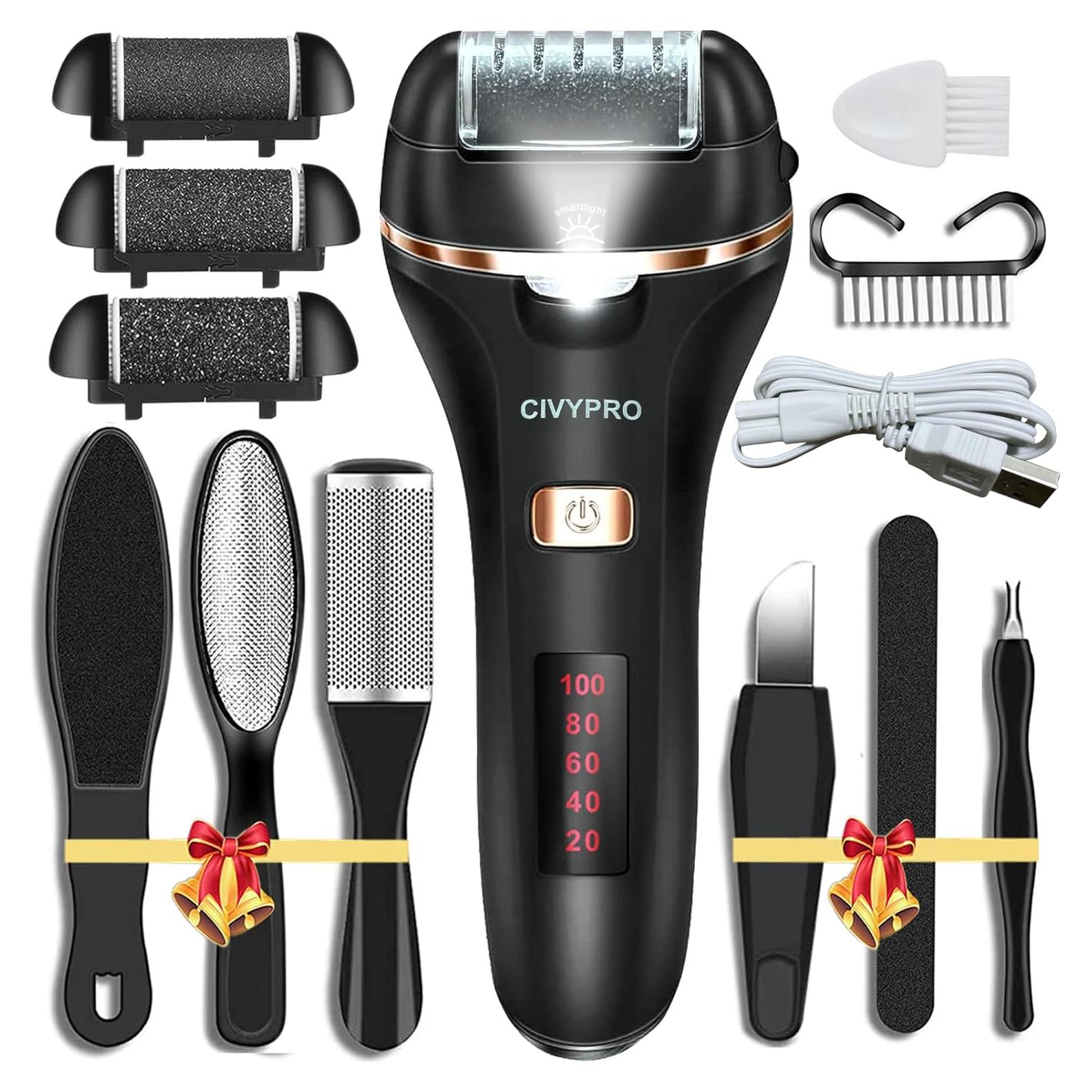 Removedor de Callos Eléctrico CIVYPRO BK-506 Recargable Negro