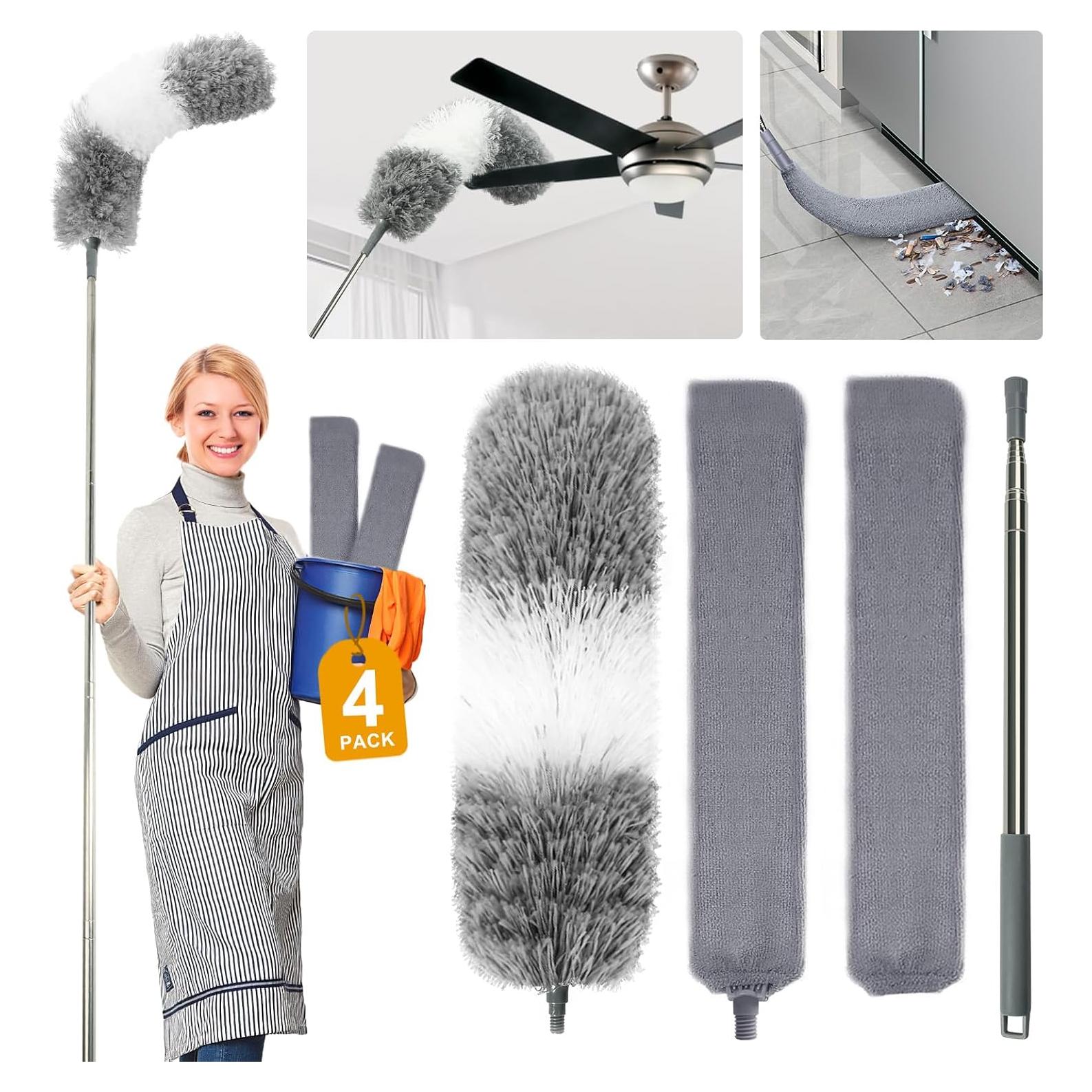 Plumero 2 en 1 AURUZA con Mango Extensible 76-254 cm