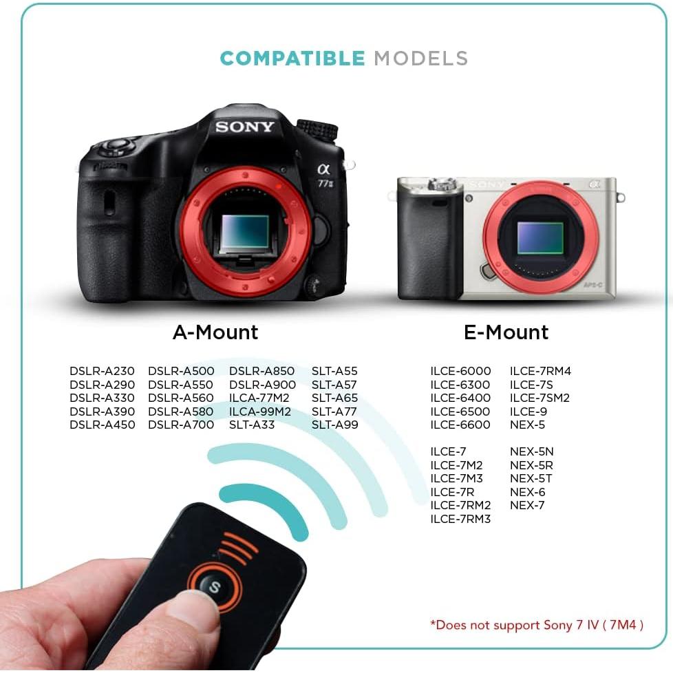 Control Remoto Inalámbrico Foto&Tech para Cámaras Sony