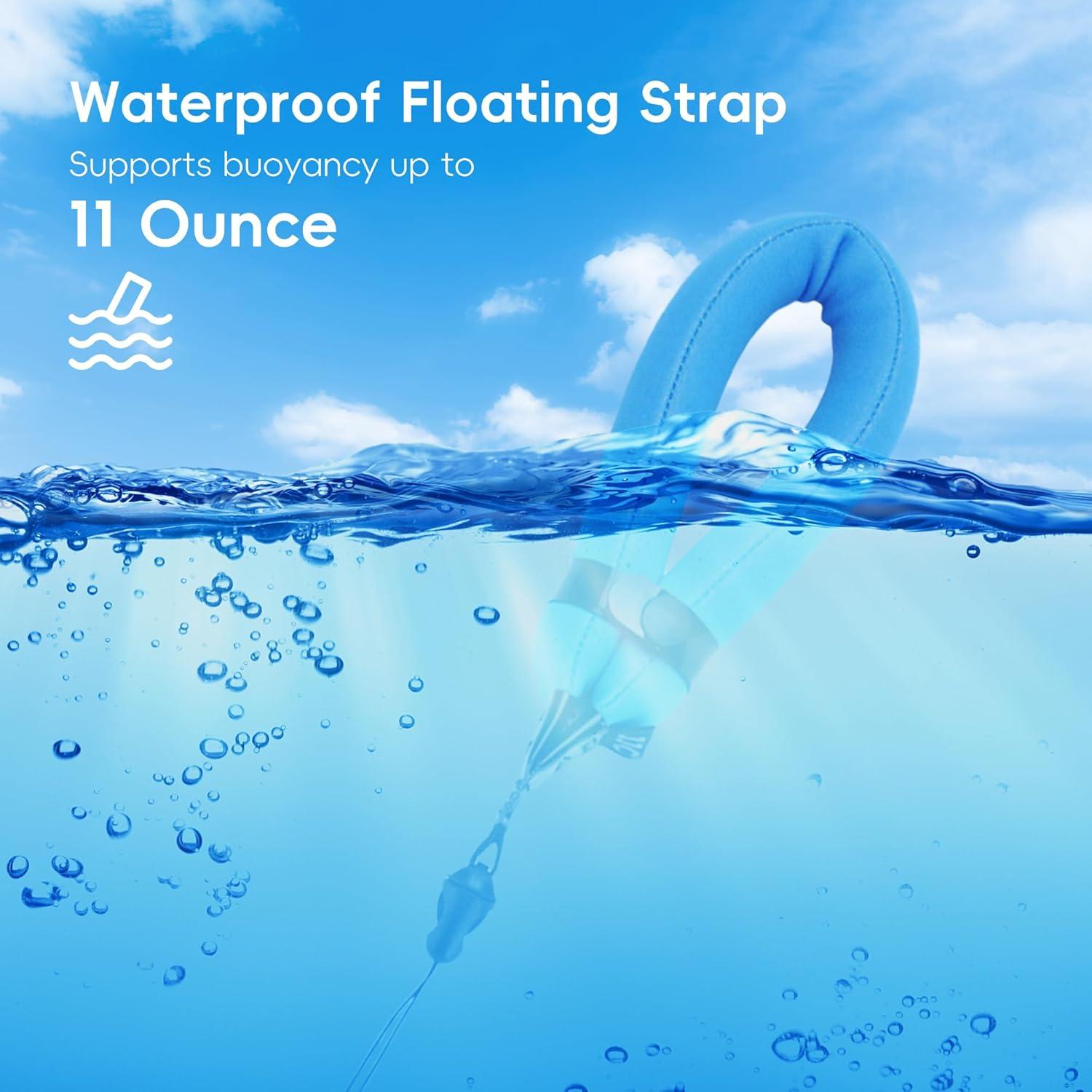 Correa Flotante Impermeable JJC para Cámara Azul - Compatible con Olympus, Kodak, Nikon, GoPro