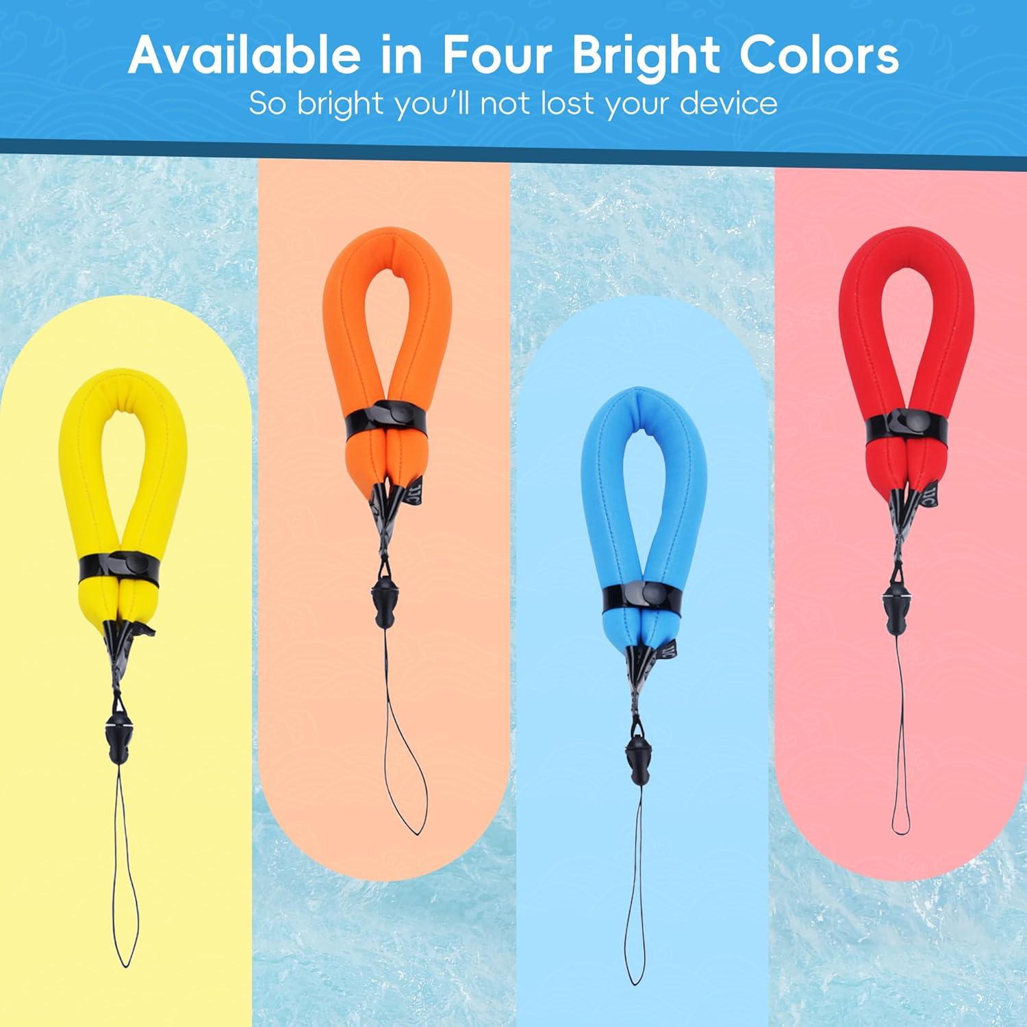 Correa Flotante Impermeable JJC para Cámara Azul - Compatible con Olympus, Kodak, Nikon, GoPro