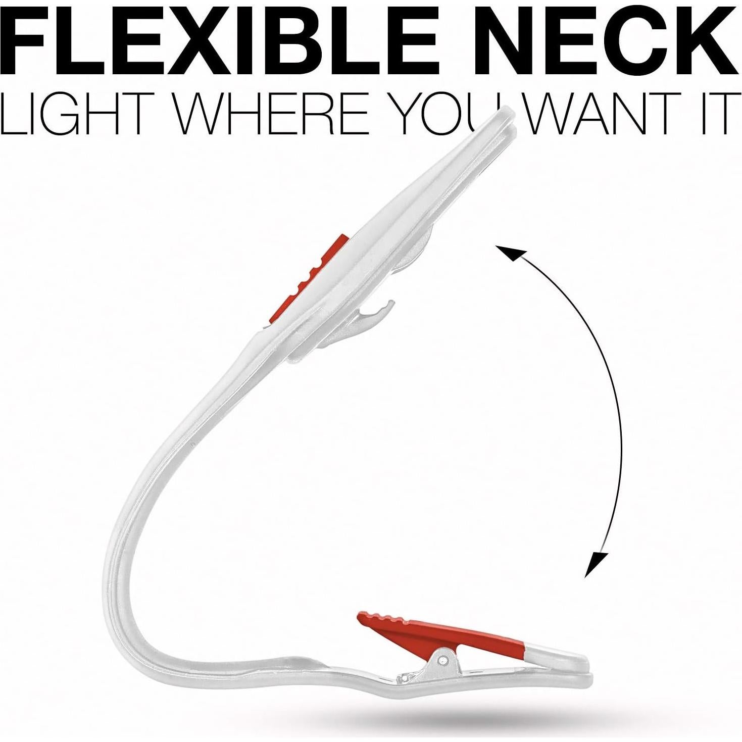 Luz de libro Energizer LED con clip, 25 horas, blanca