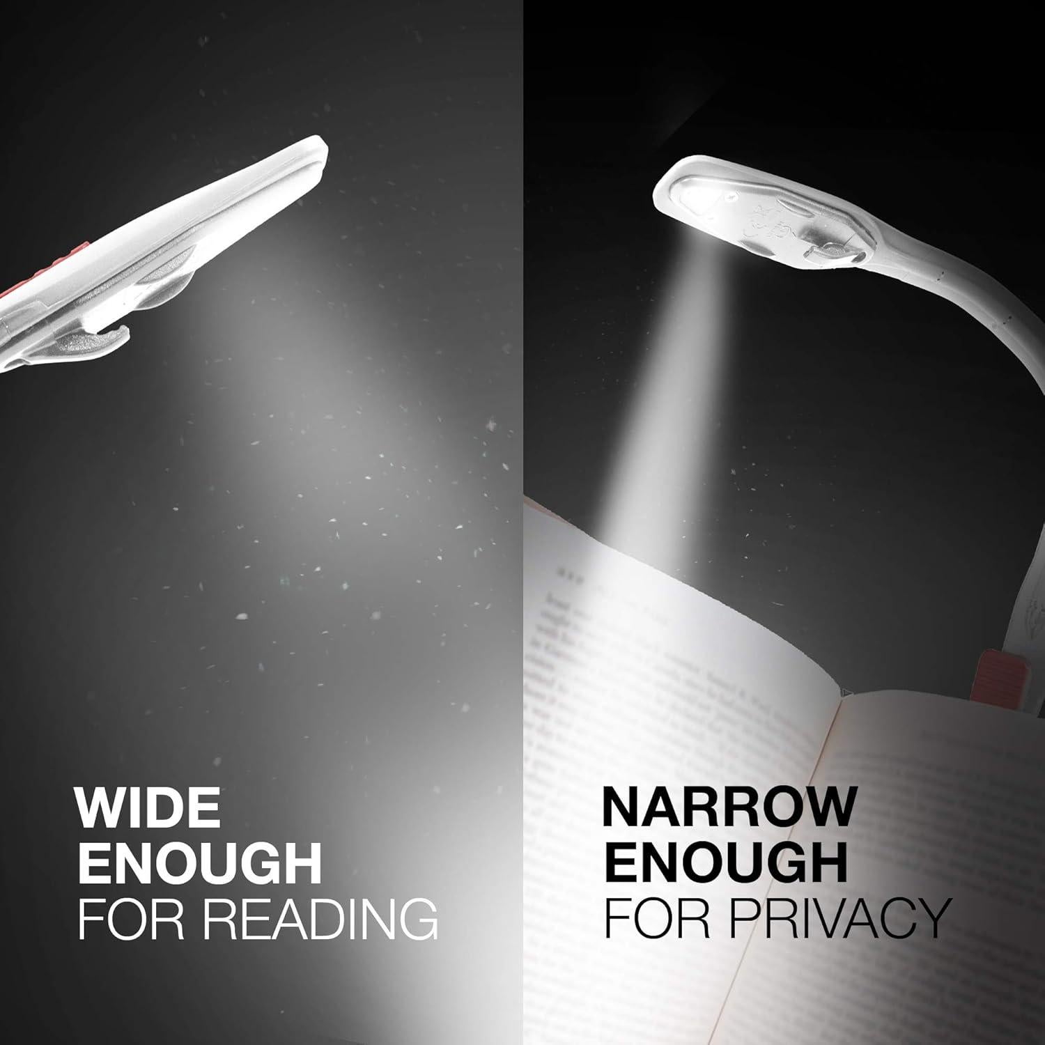 Luz de libro Energizer LED con clip, 25 horas, blanca