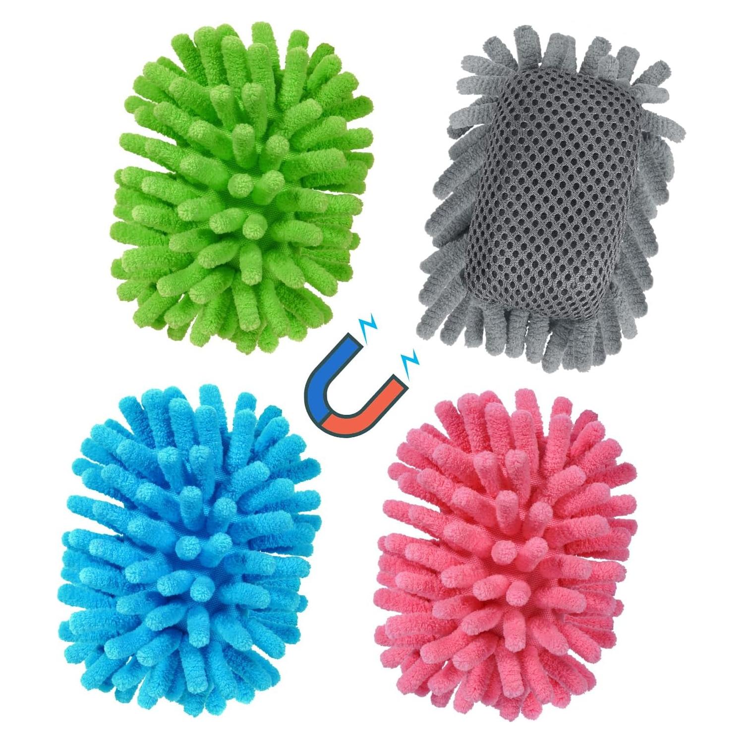 Borrador de Pizarra Blanca Microfibra 4 Piezas SITHON