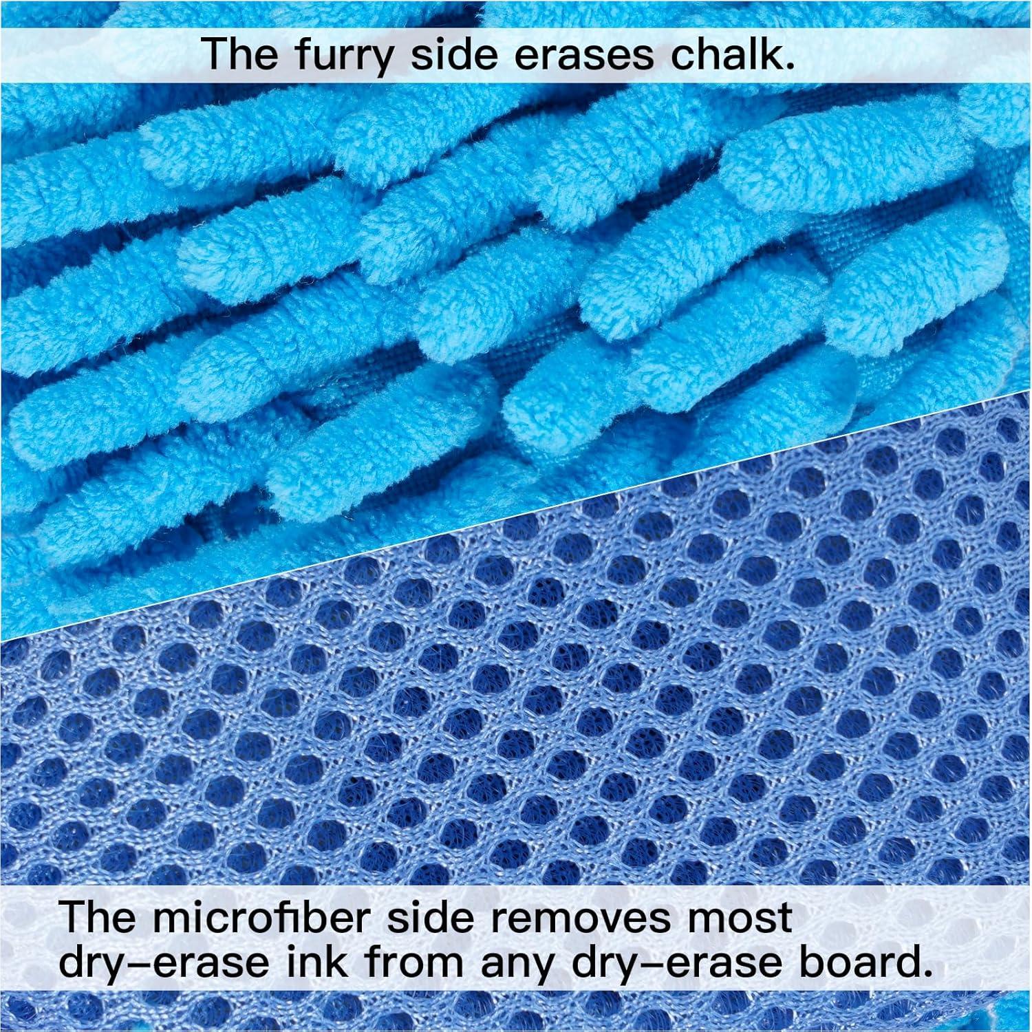 Borrador de Pizarra Blanca Microfibra 4 Piezas SITHON