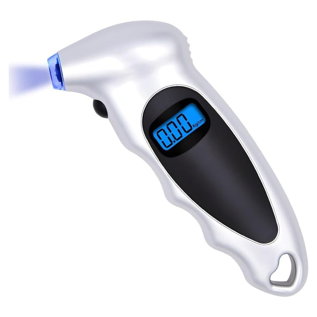 Medidor Digital de Presión de Neumáticos KVAEY 0-10 Bar LCD