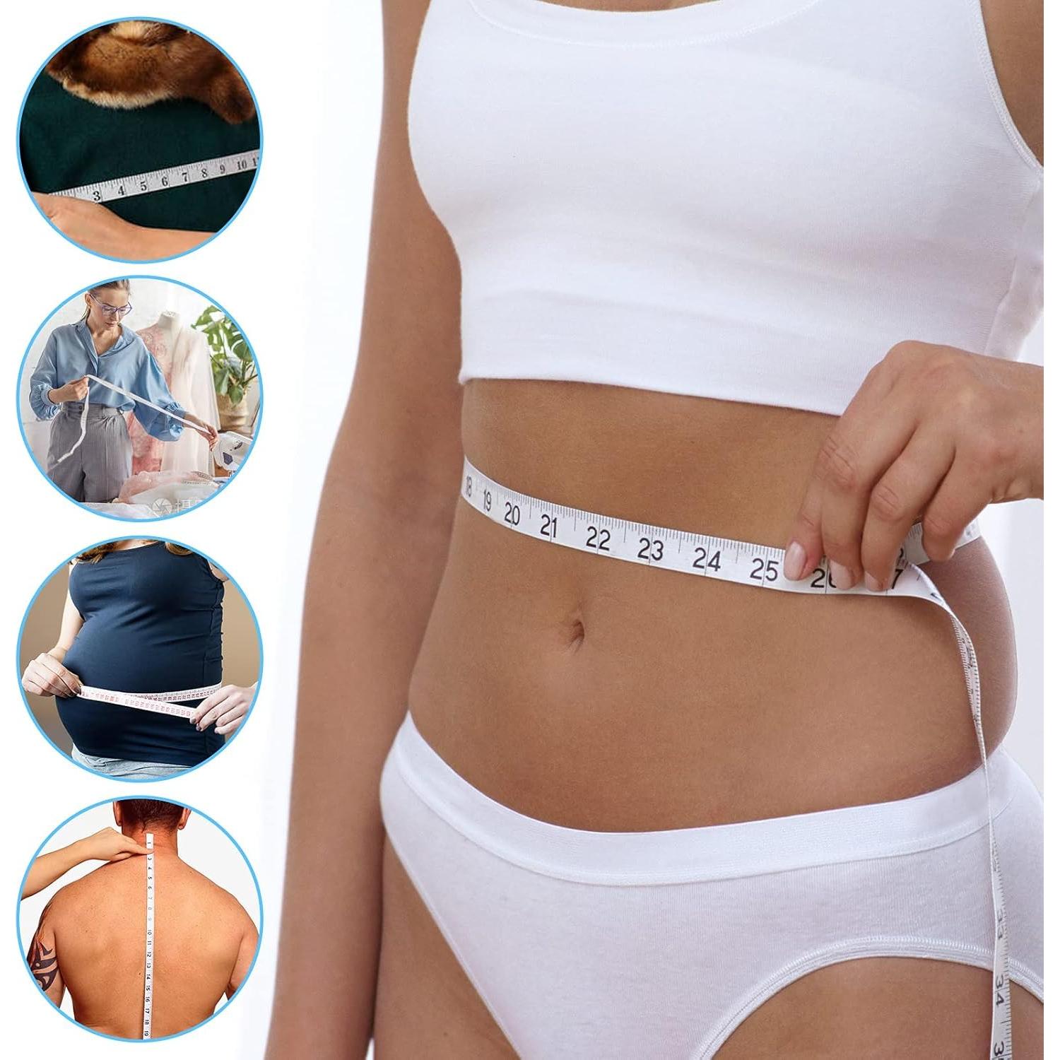 Cinta Métrica Retráctil Doble Cara 150 cm LL FCBDA - 4 Piezas