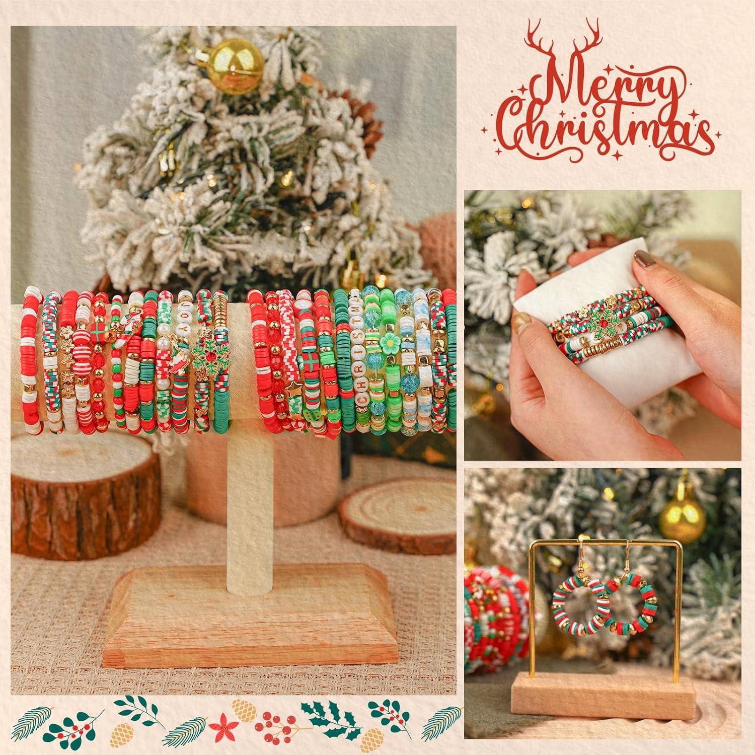 Kit de Fabricación de Pulseras Gionlion - 24 Colores Navidad