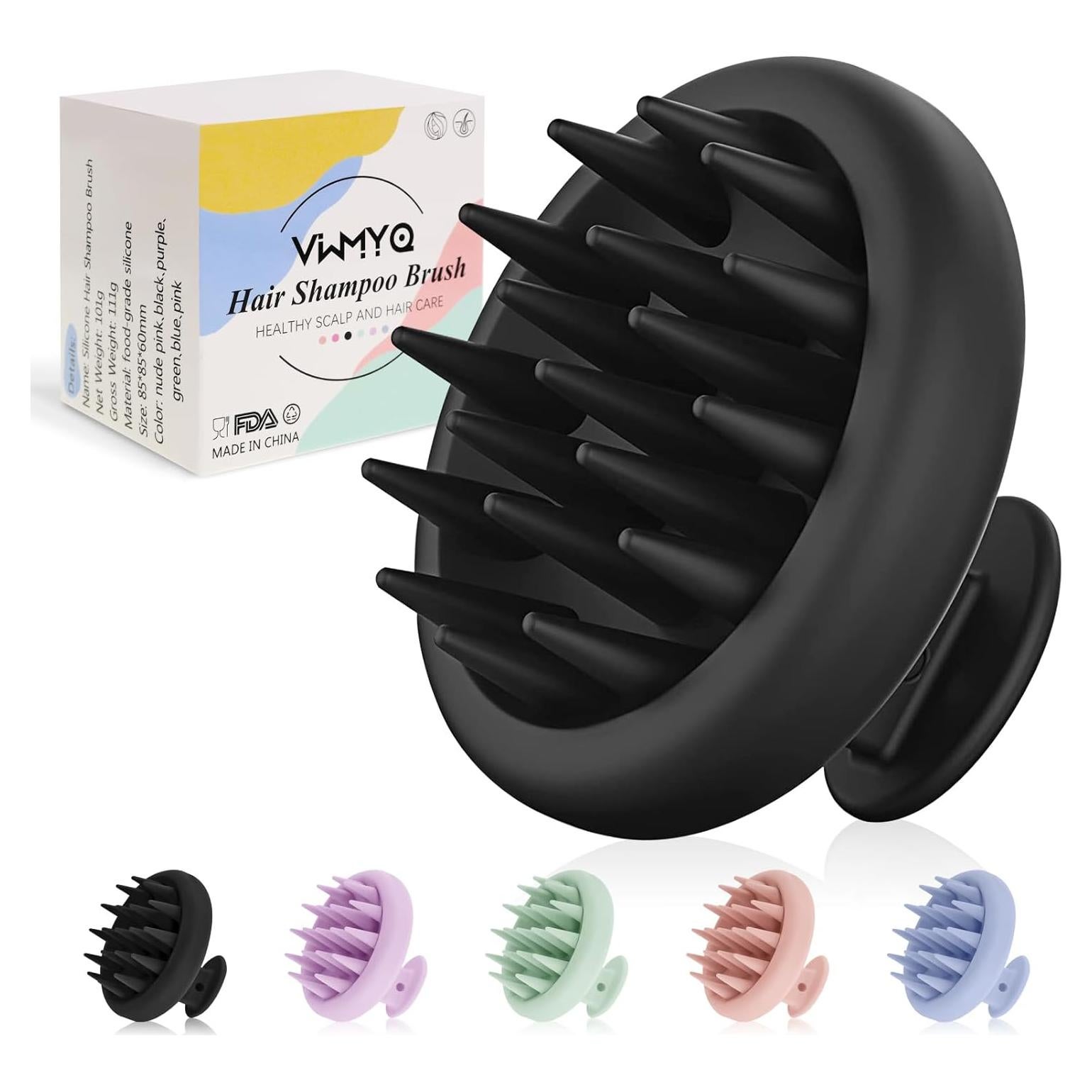 Cepillo Masajeador de Cuero Cabelludo VWMYQ Silicona Suave