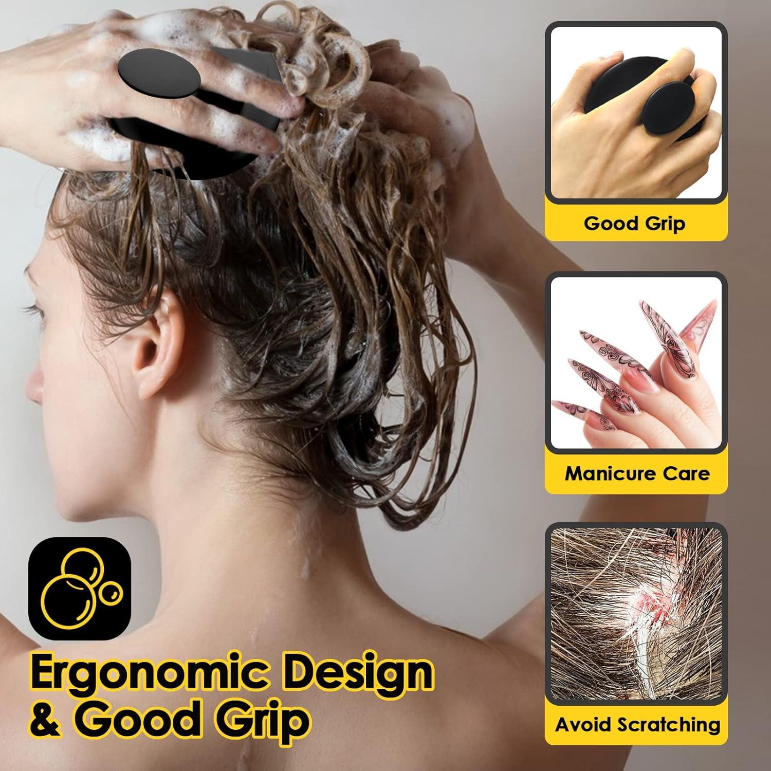 Cepillo Masajeador de Cuero Cabelludo VWMYQ Silicona Suave