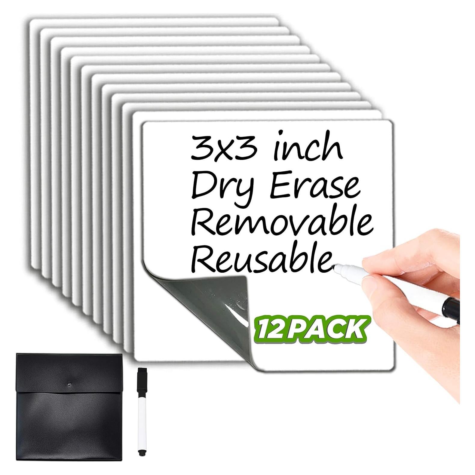 Notas Adhesivas Borrables JJPRO 7.62cm x 7.62cm 12 Pzas