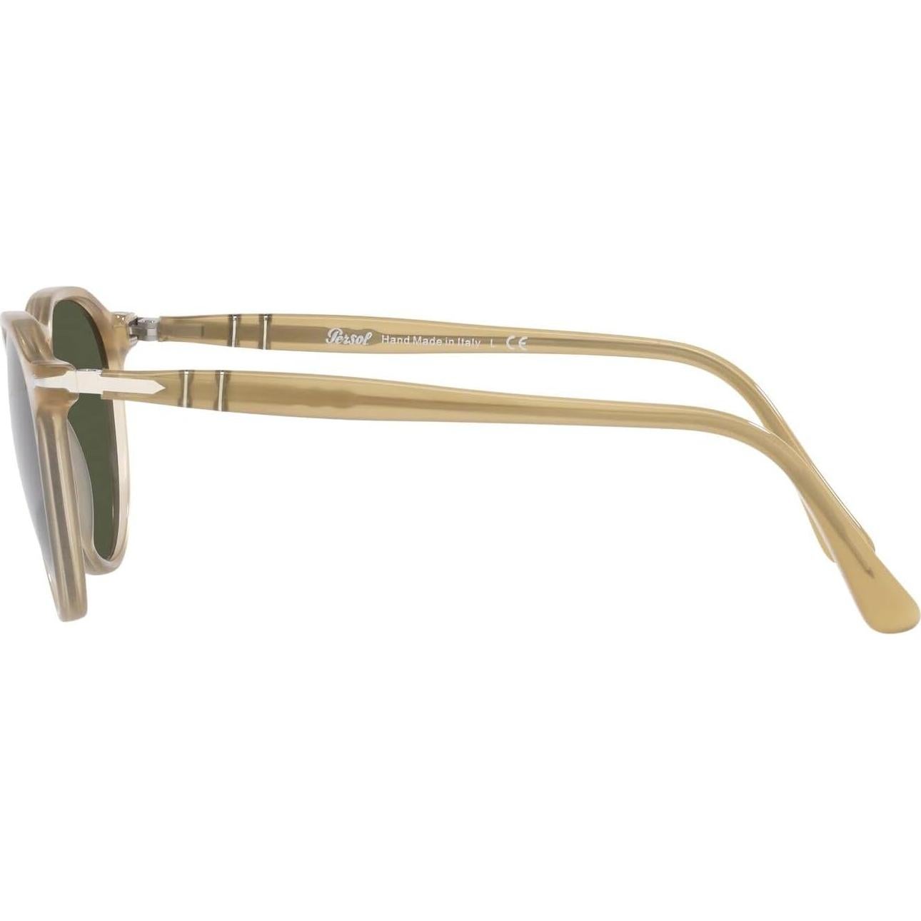 Gafas de Sol Redondas Persol PO3286S Ópalo Beige Verde 100% UV