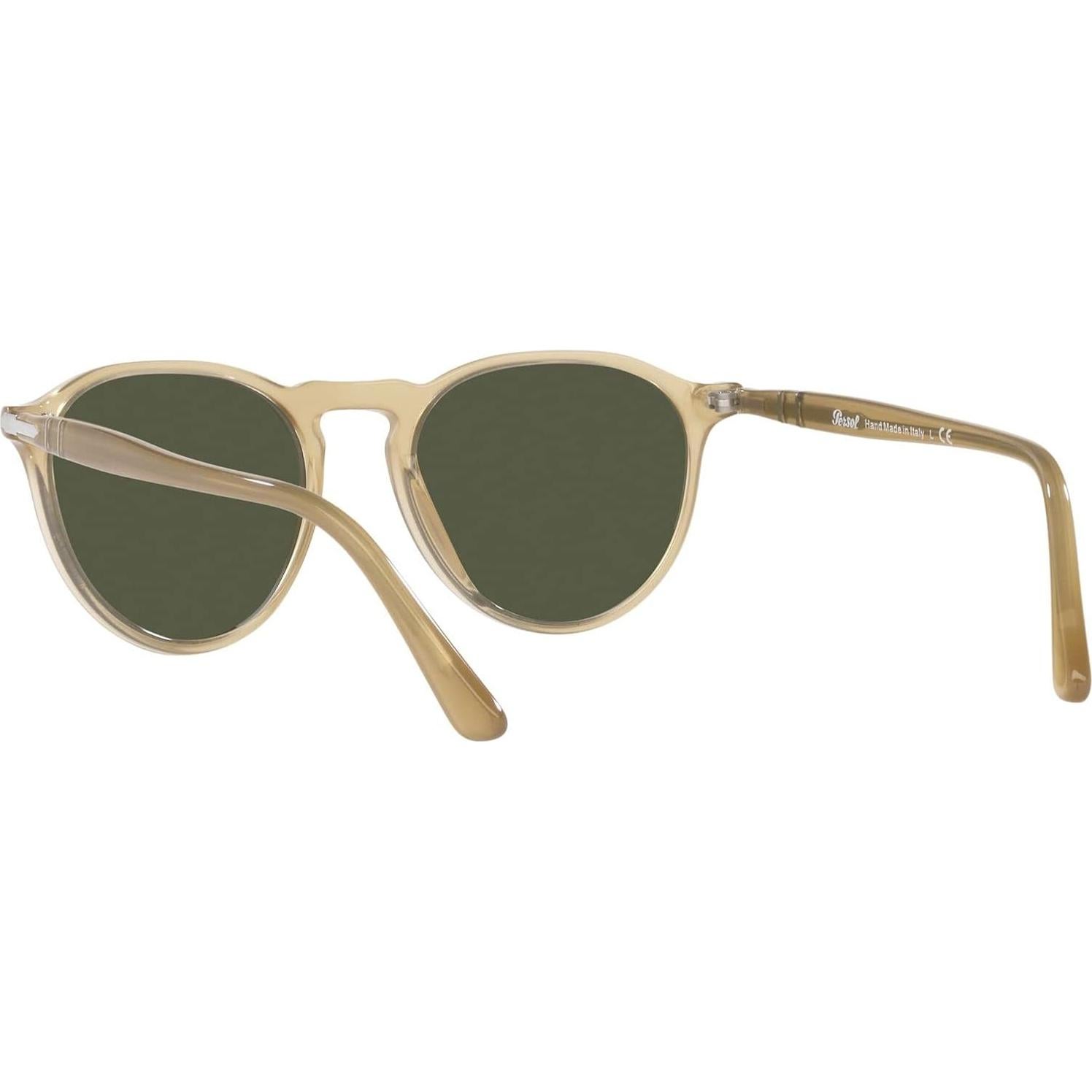 Gafas de Sol Redondas Persol PO3286S Ópalo Beige Verde 100% UV