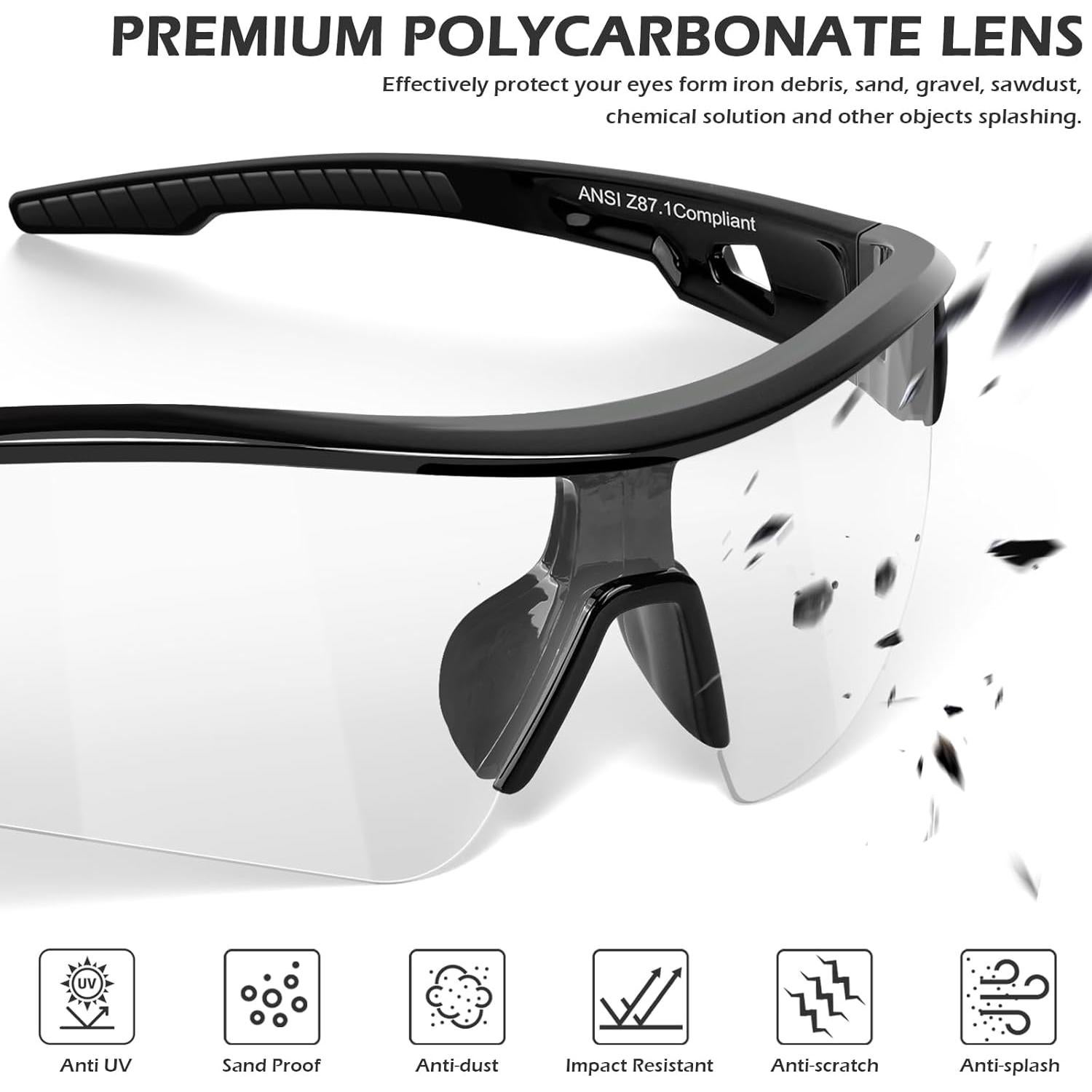 Paquete de 12 Gafas de Seguridad OXG Unisex ANSI Z87.1