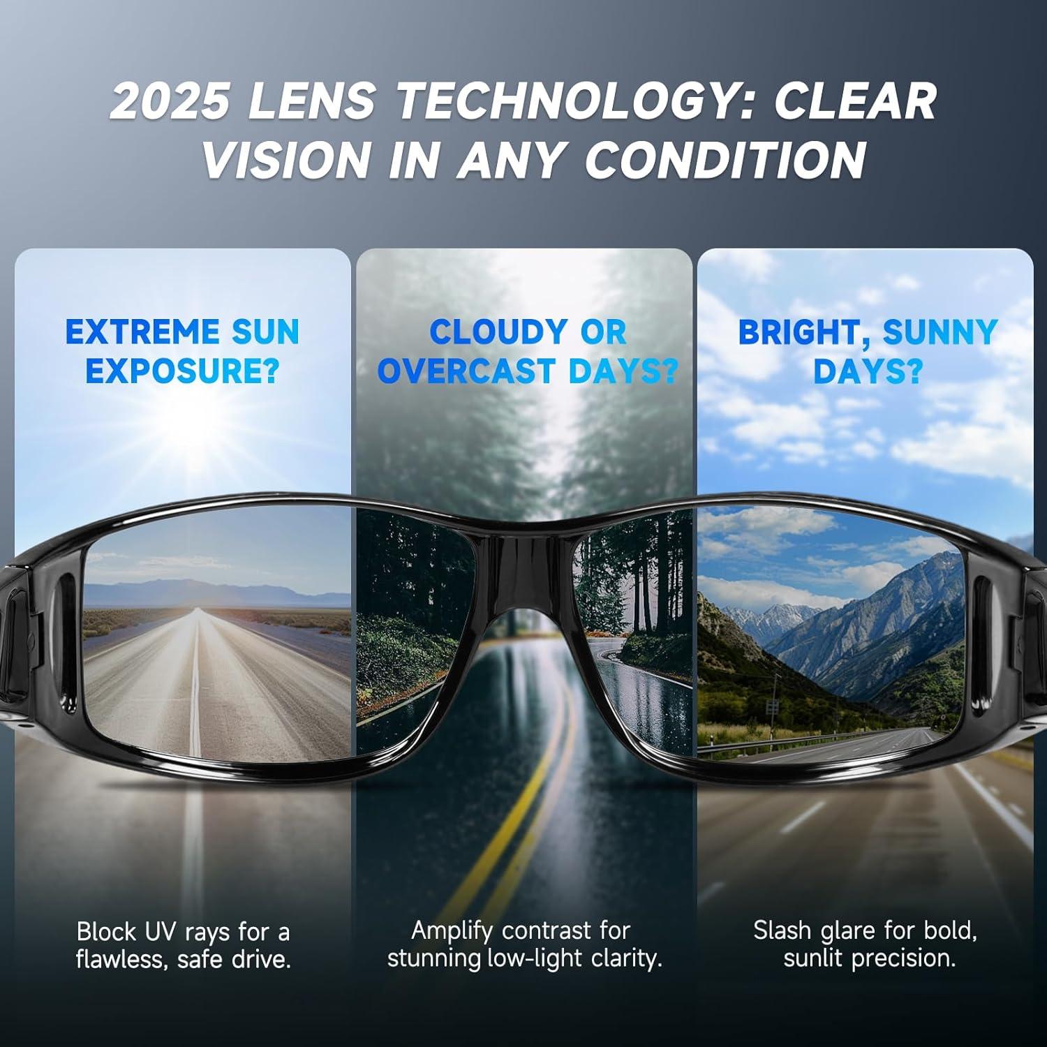 Gafas de sol polarizadas TR90 para hombres y mujeres UV400