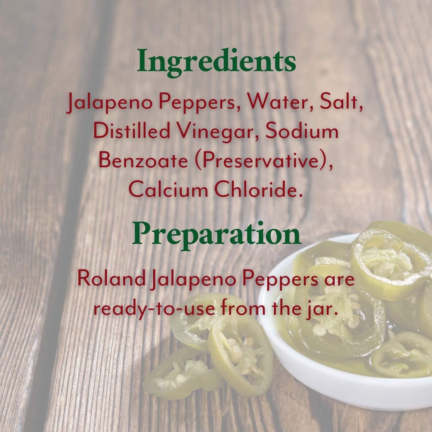 Pimientos Jalapeños en Rodajas Roland Foods 3.78L - Picante