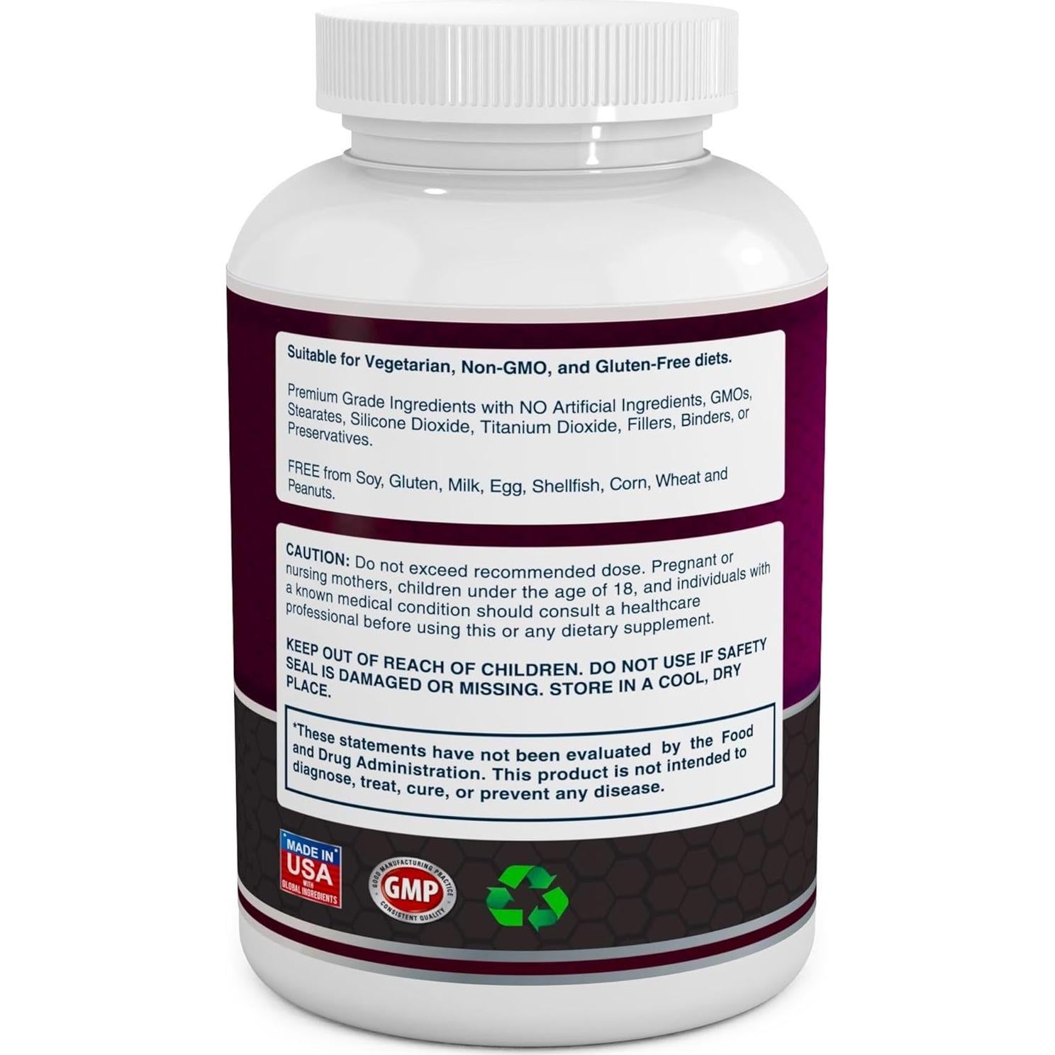 Suplemento de Cúrcuma y Curcumina VitaBreeze 180 Cápsulas