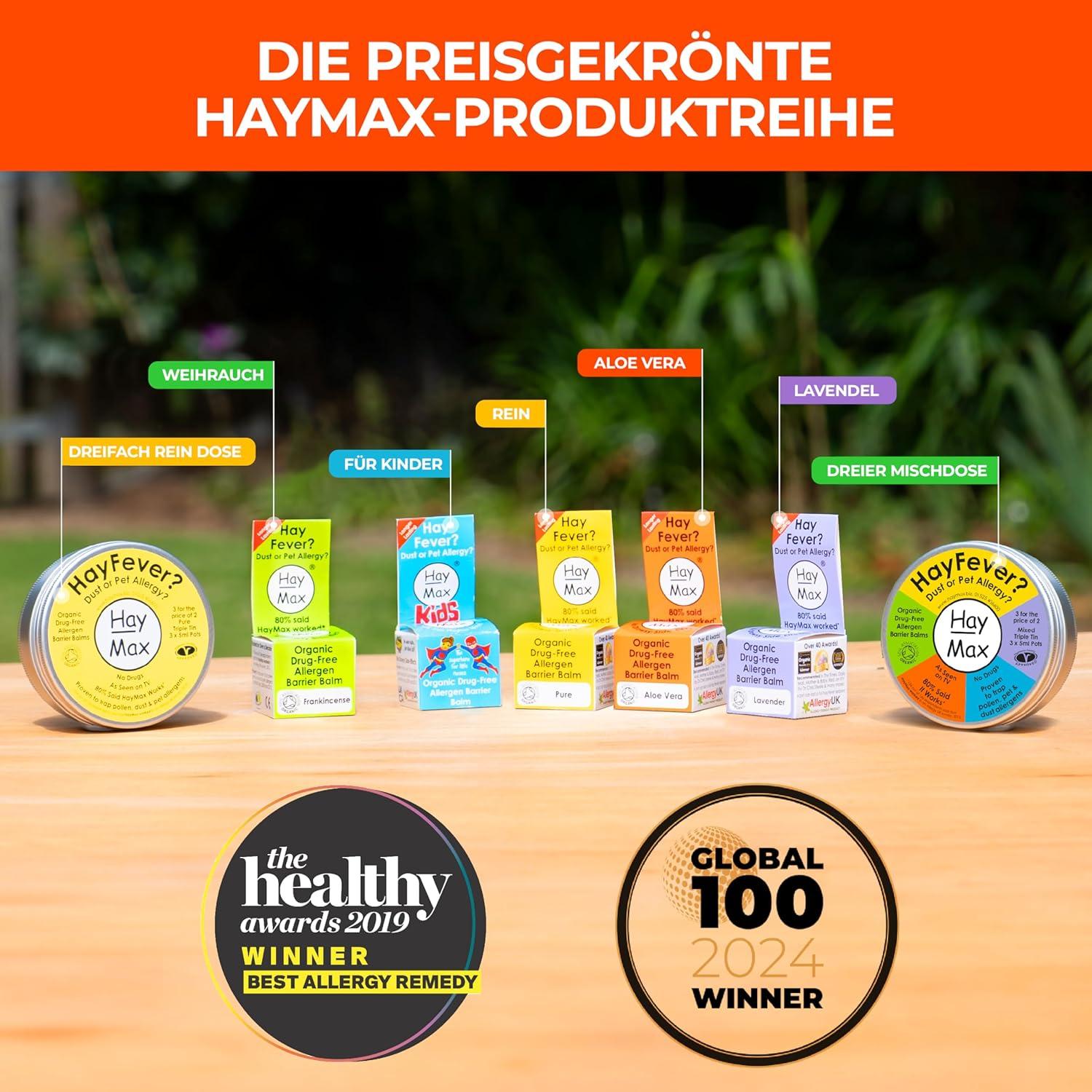 Bálsamo Barrera de Alérgenos HayMax Aloe Vera 5g Orgánico