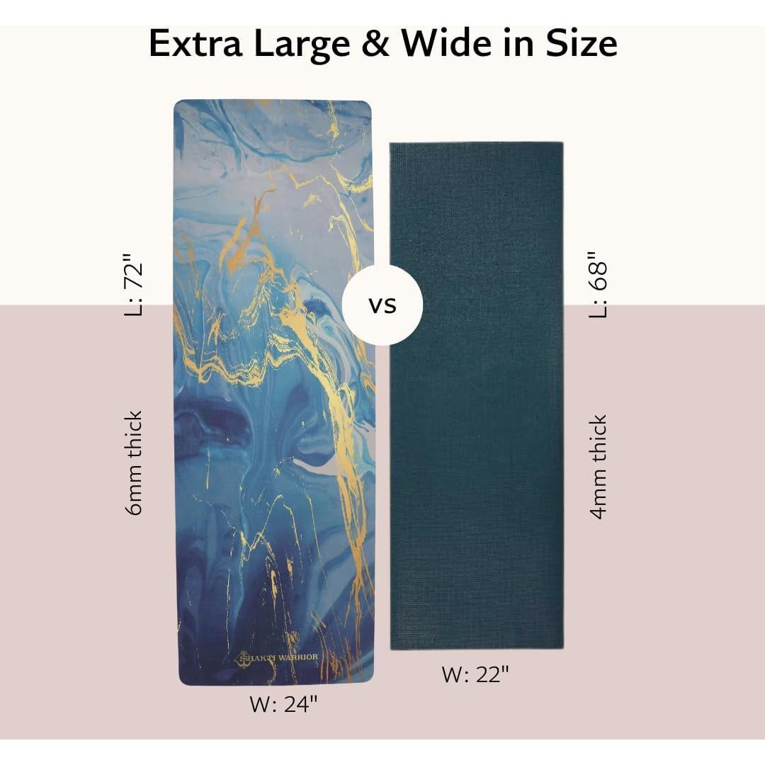 Esterilla de Yoga Shakti Warrior TPE Antideslizante 182x61cm