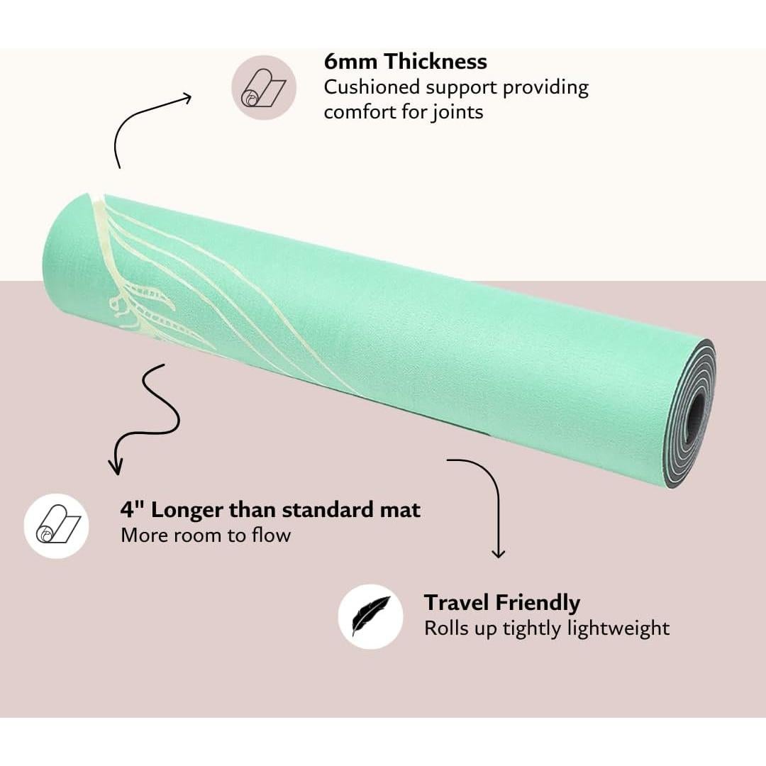 Esterilla de Yoga Shakti Warrior TPE Antideslizante 182.88x60.96cm