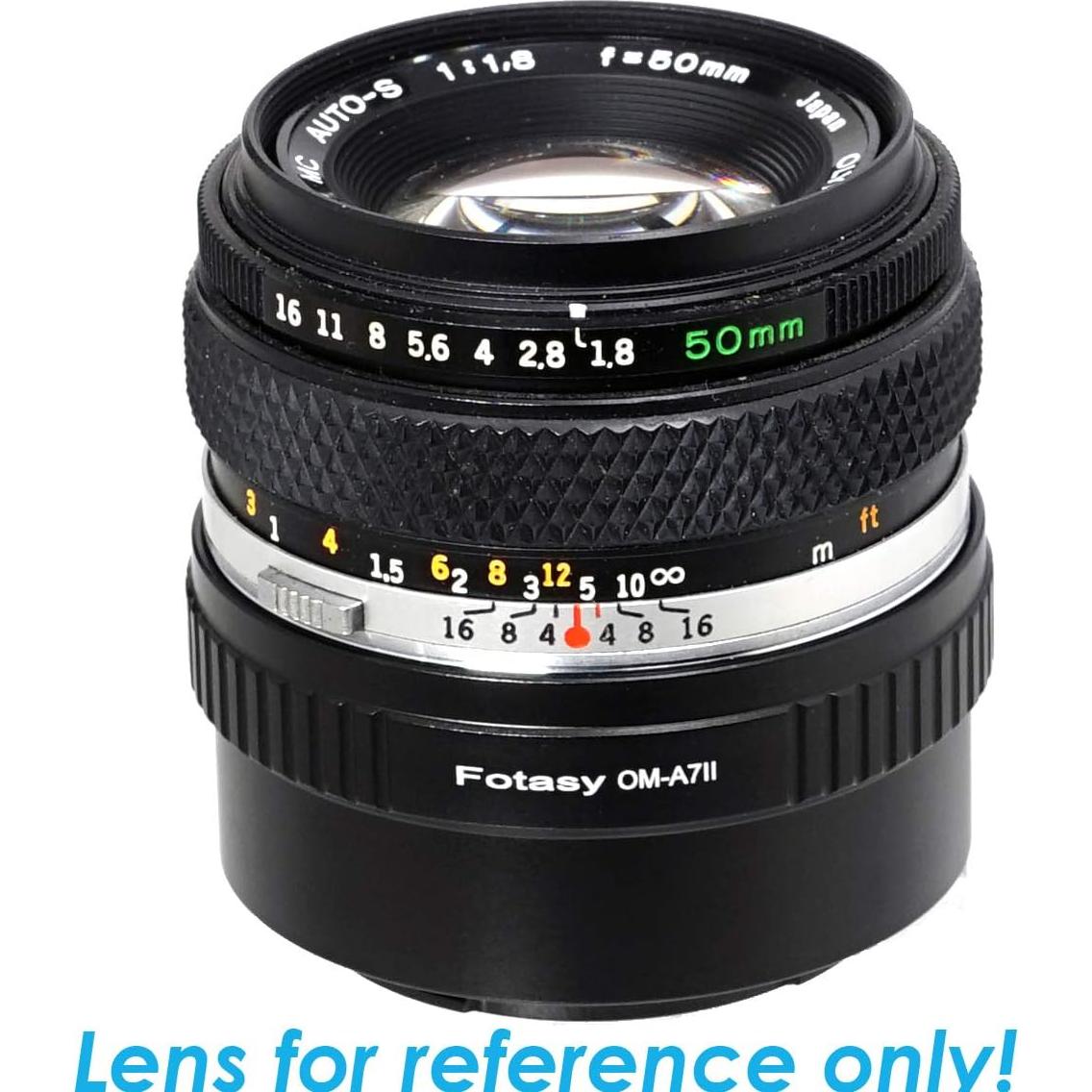 Adaptador Fotasy de Lente Olympus OM a Montura E FE - 3.81x7.62cm