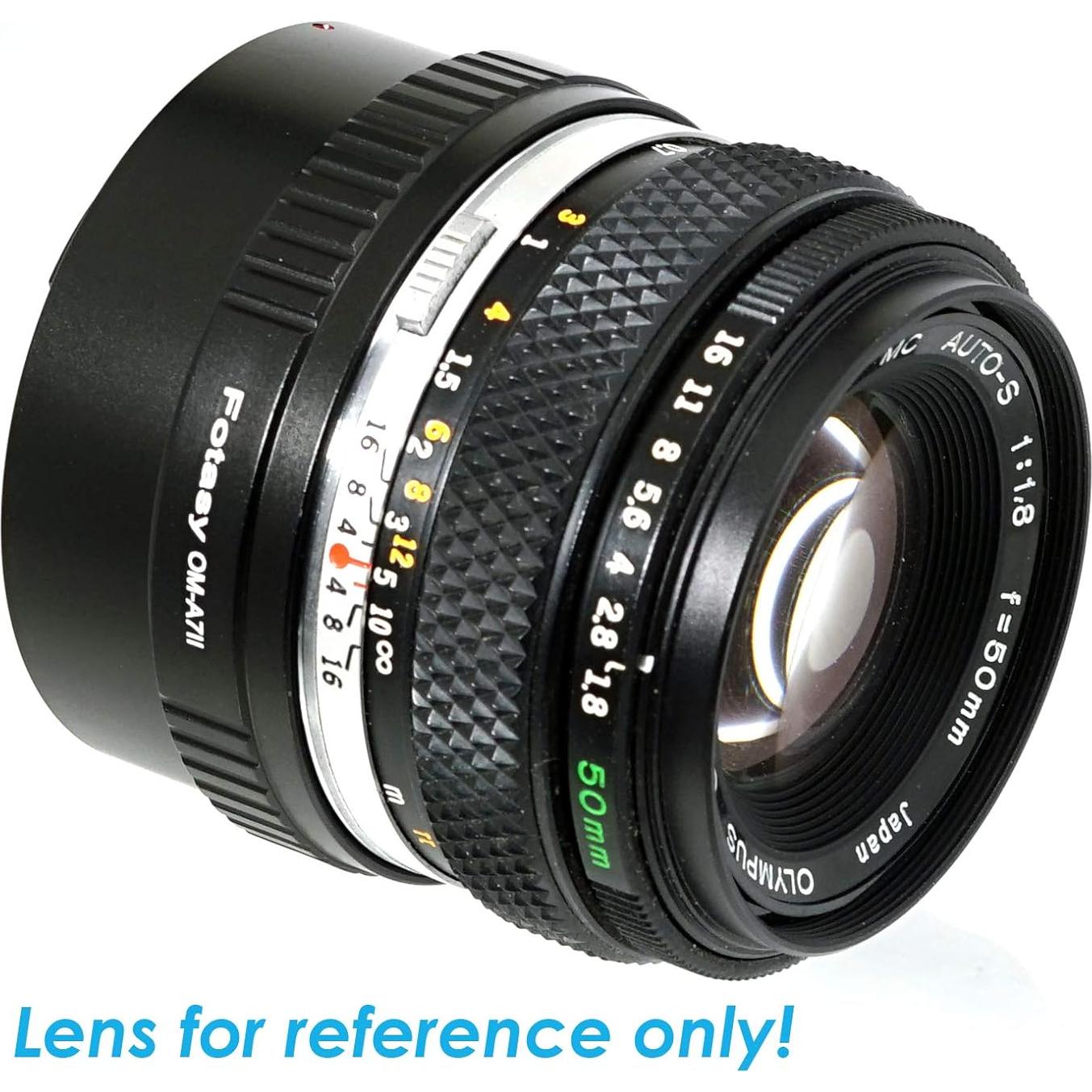 Adaptador Fotasy de Lente Olympus OM a Montura E FE - 3.81x7.62cm