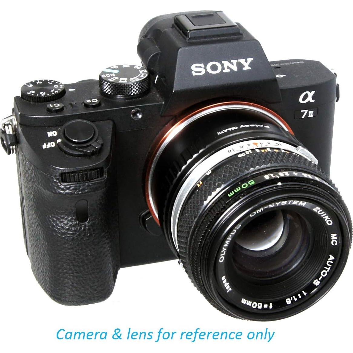 Adaptador Fotasy de Lente Olympus OM a Montura E FE - 3.81x7.62cm