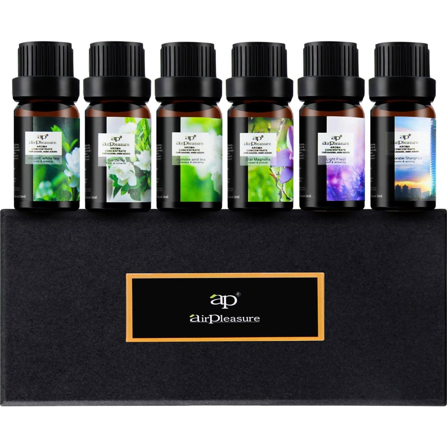 Set de 6 Aceites Esenciales Florales ap airpleasure 10ml