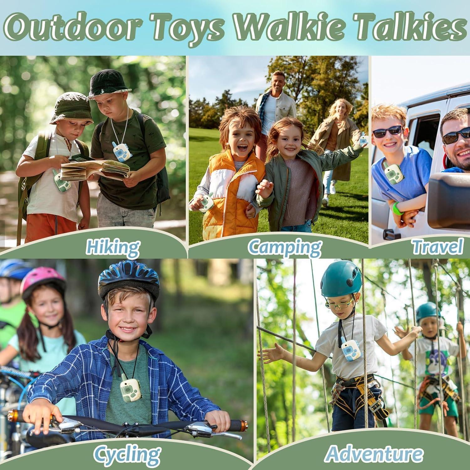 Walkie Talkies Dinosaurio MINGKIDS para Niños 3-9 Años