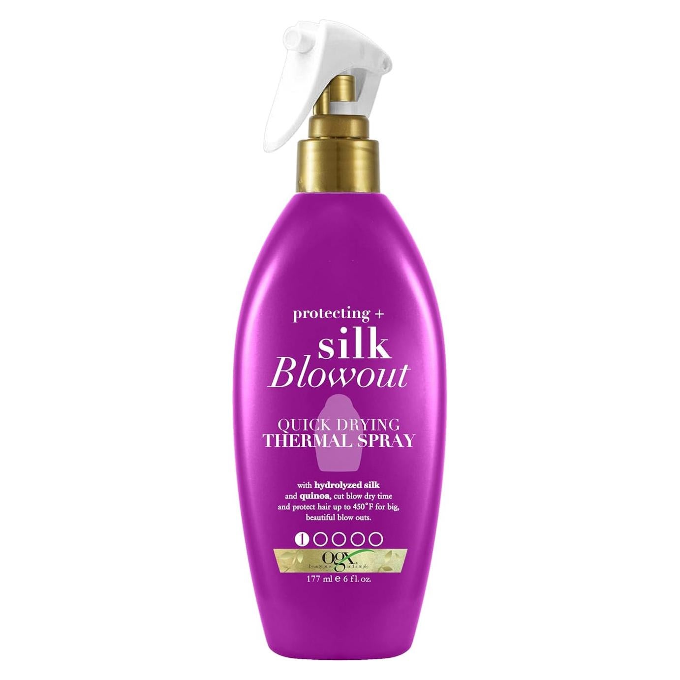 Spray Térmico OGX Protección Sedosa 232°C 180ml