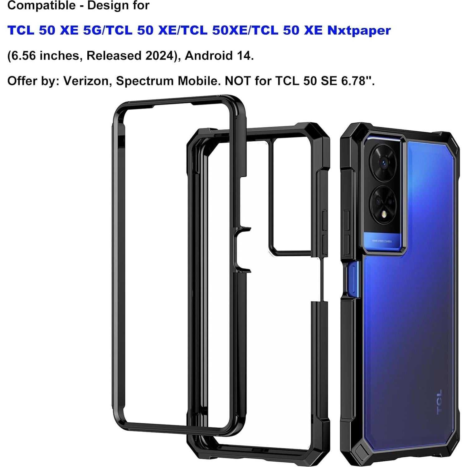 Funda Ailiber para TCL 50 XE Nxtpaper con Protector de Pantalla