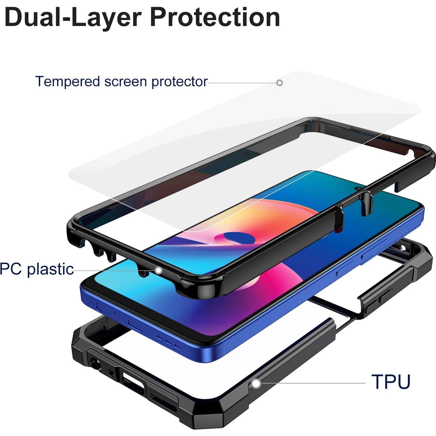 Funda Ailiber para TCL 50 XE Nxtpaper con Protector de Pantalla