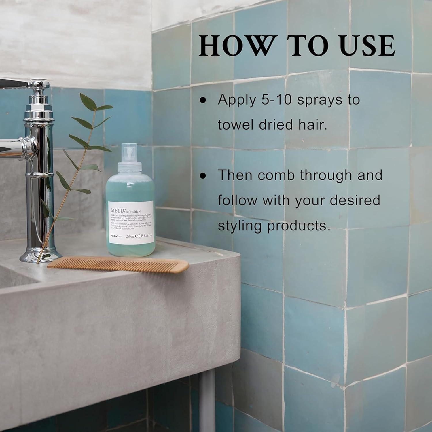 Davines Melu Hair Shield 250ml Protección Térmica