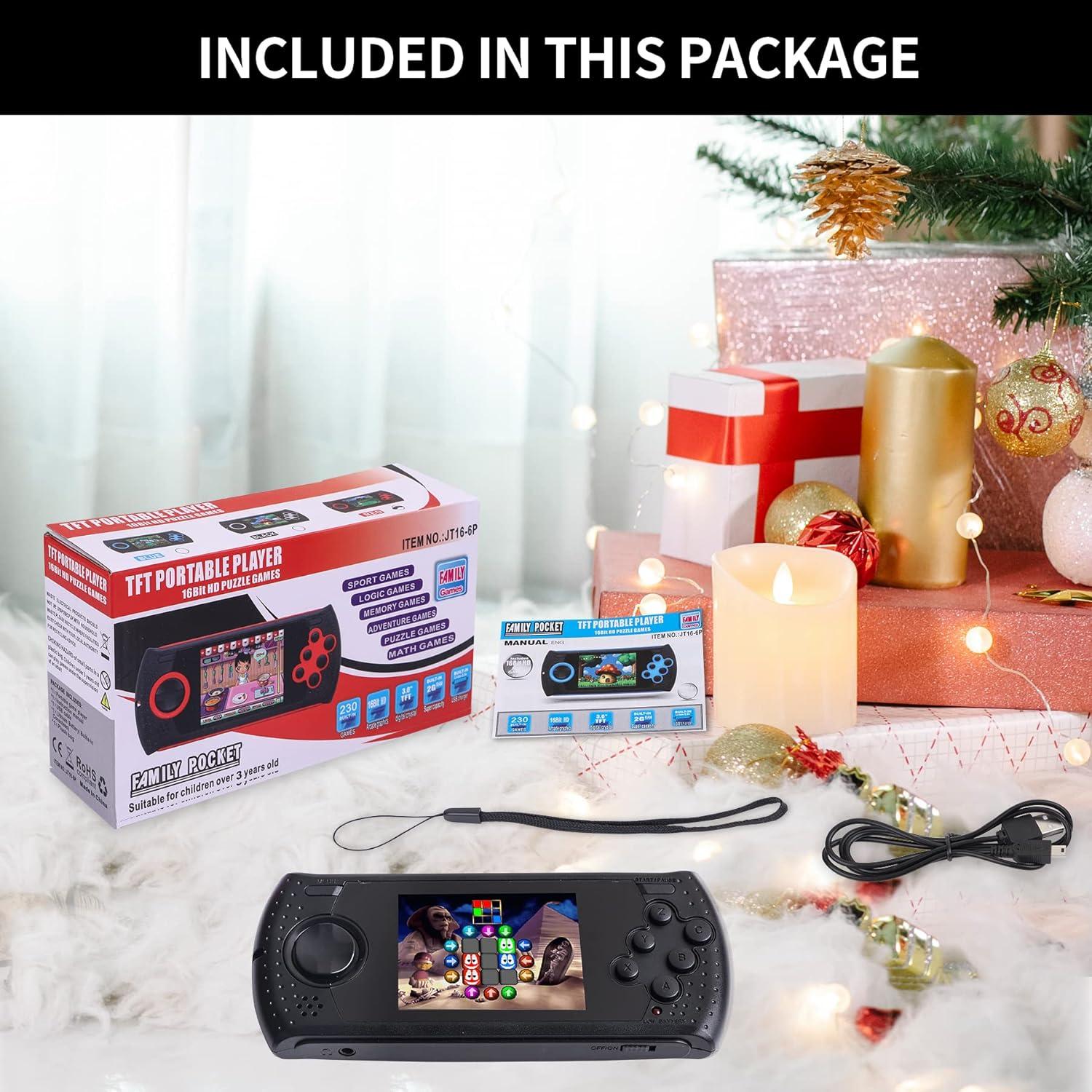 Consola de Juego Portátil LUHYAUAN 16 Bits 230 Juegos HD