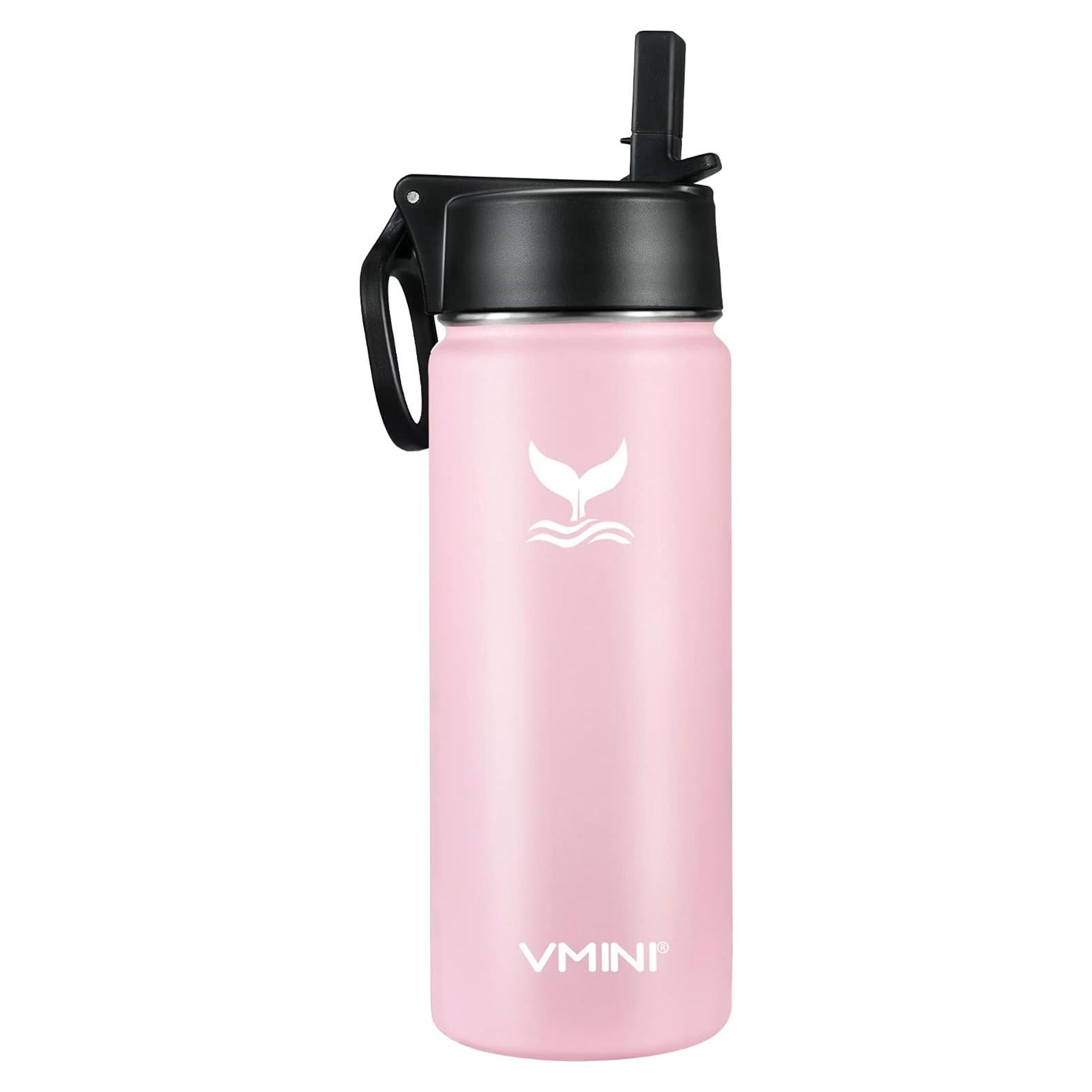 Botella de Agua Vmini 532ml Acero Inoxidable Aislada con Pajilla